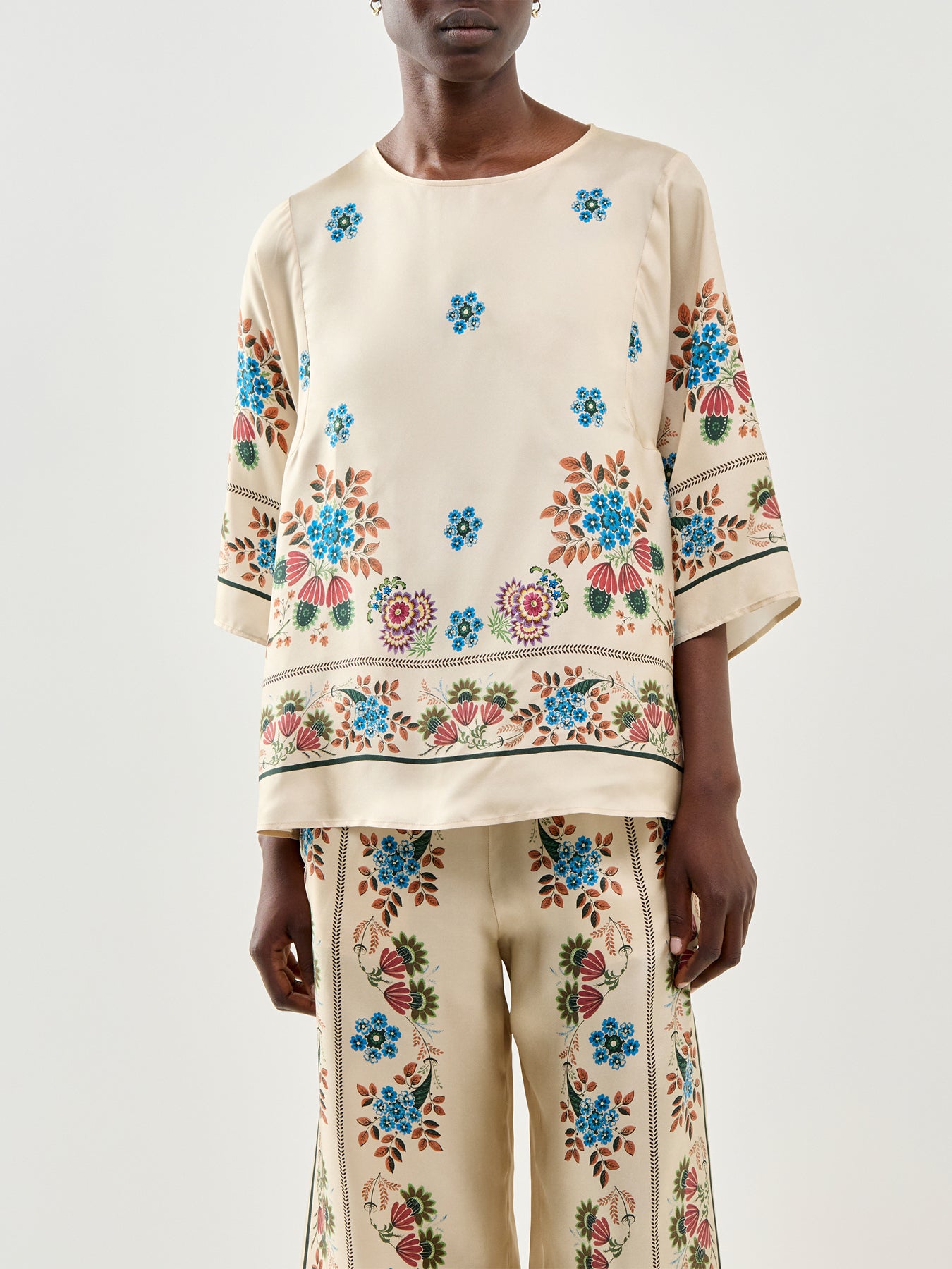 Samba Silk Shirt Ivory