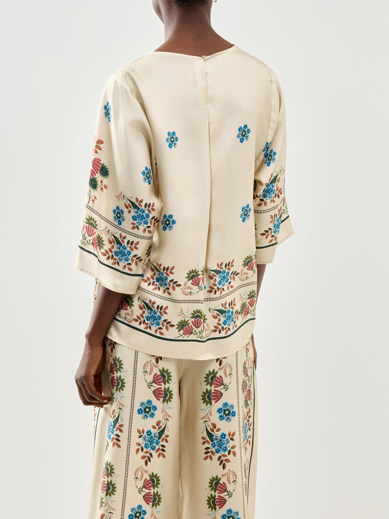 Samba Silk Shirt Ivory