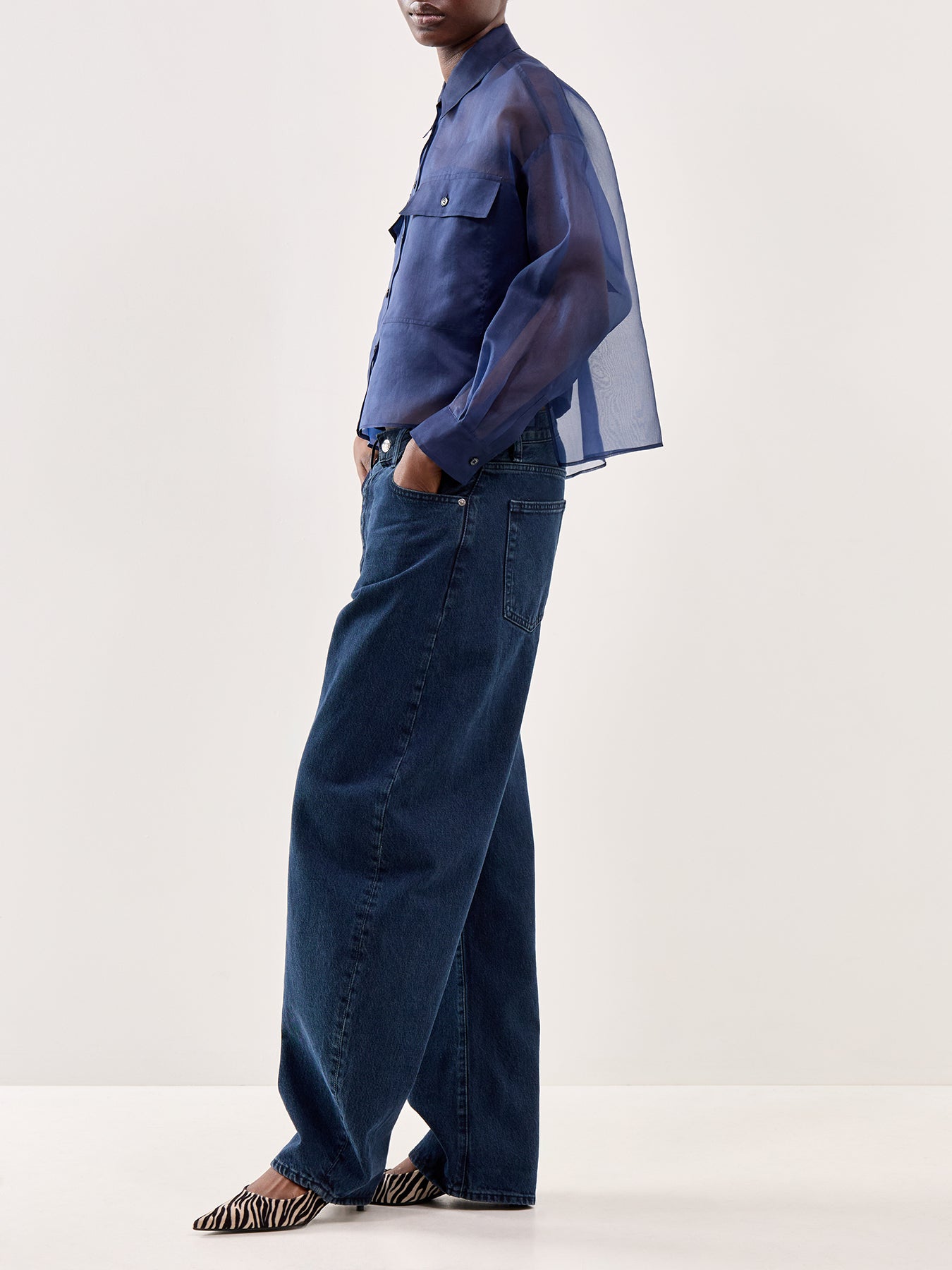 Colomba Shirt Top Navy