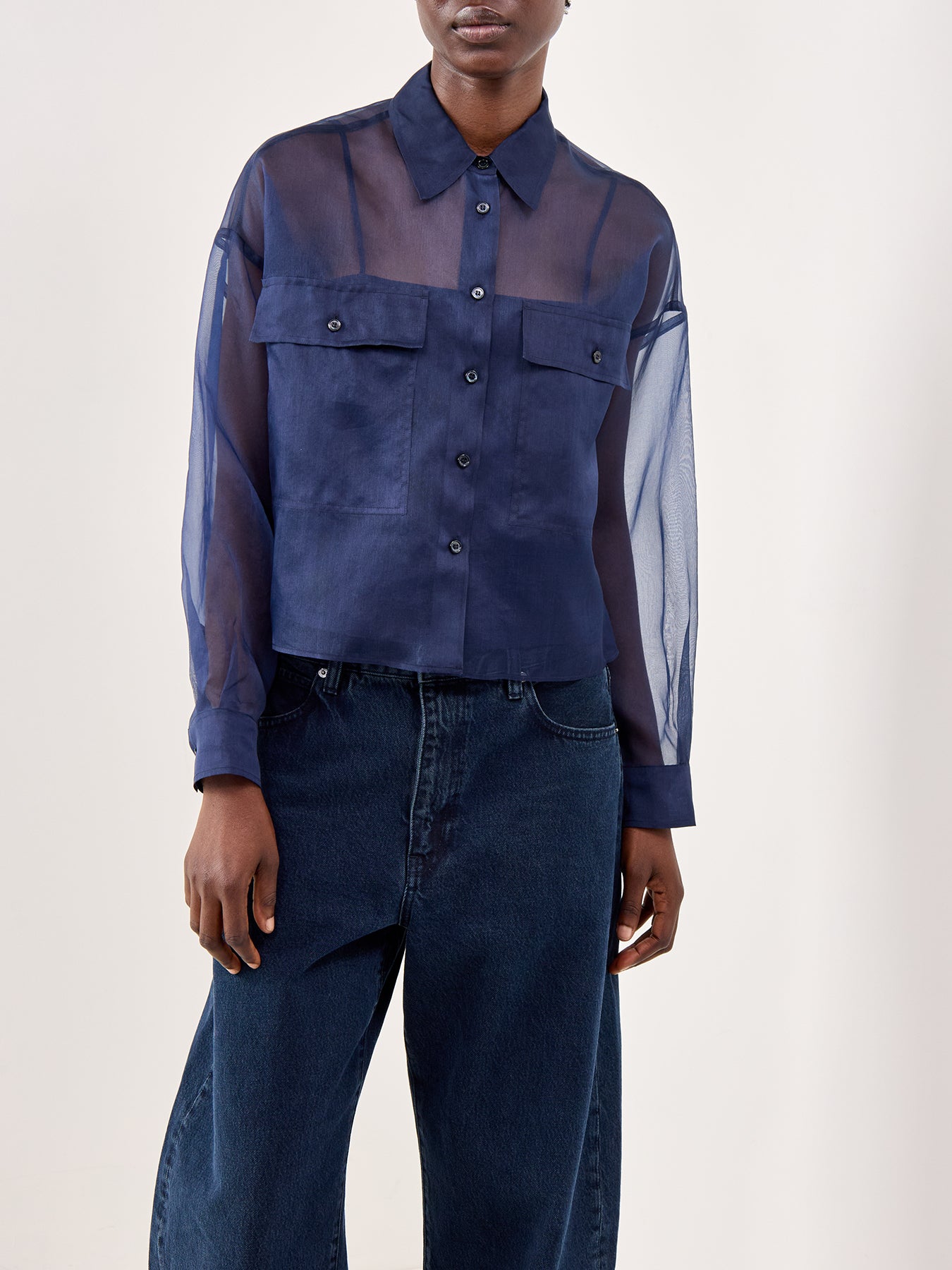 Colomba Shirt Top Navy
