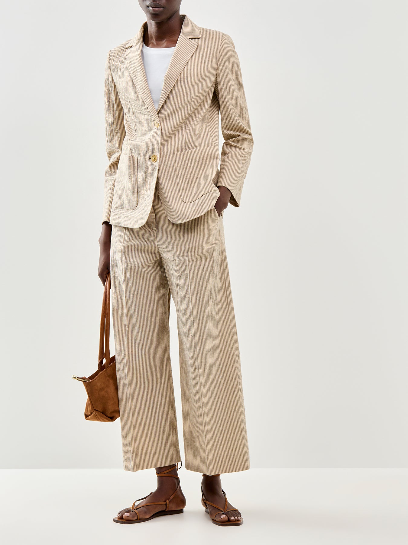 Aletta Tailored Blazer Beige