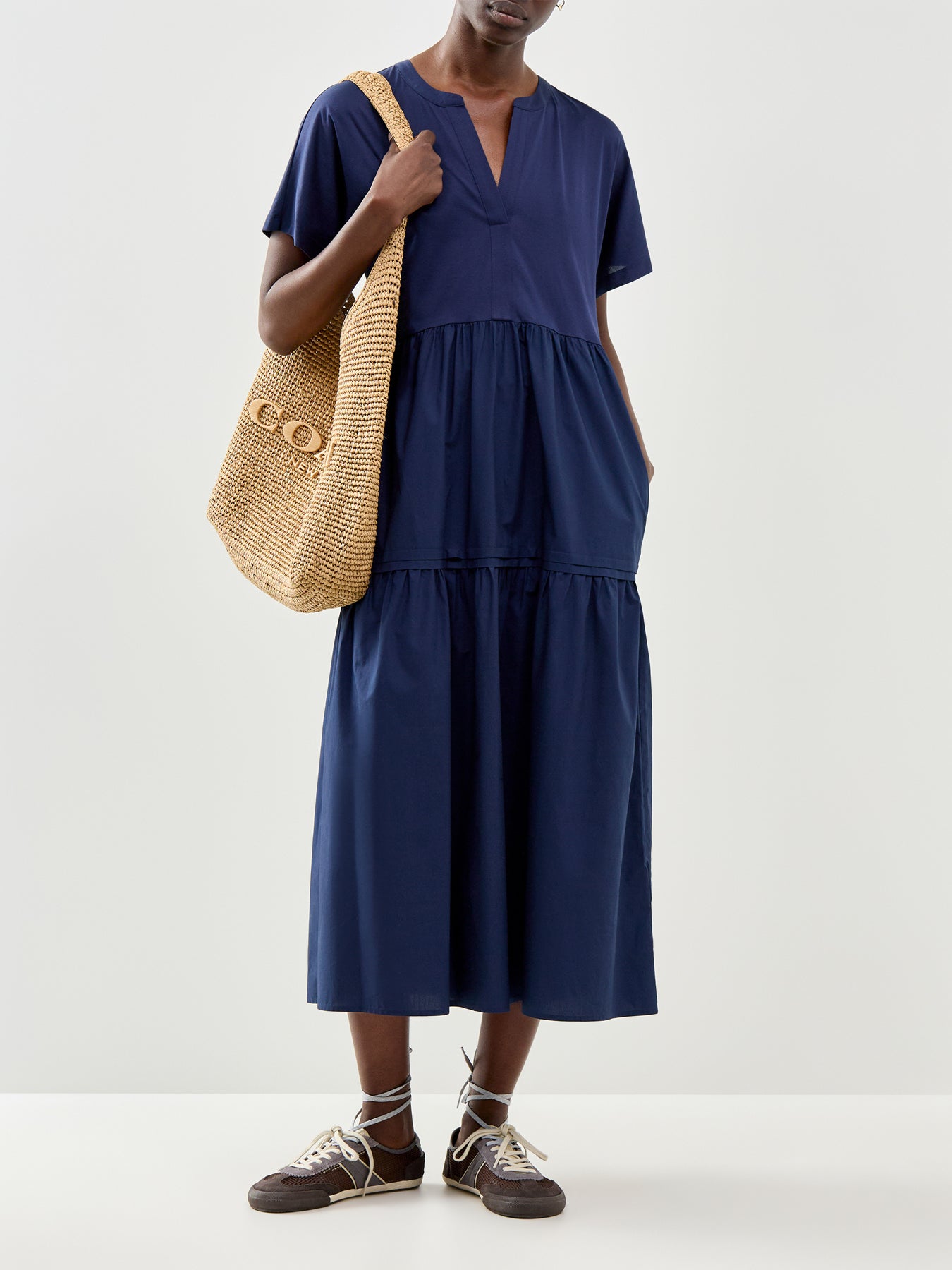 Capsula Jersey Dress Navy