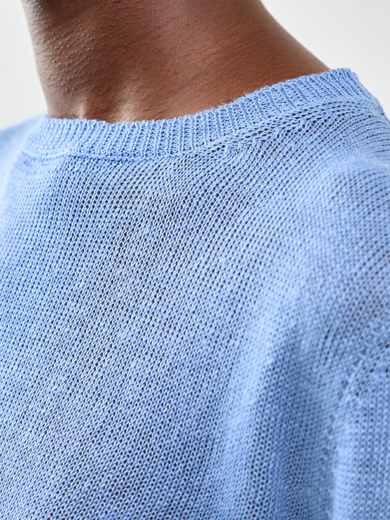 Atzeco Crew Neck Sweater Blue