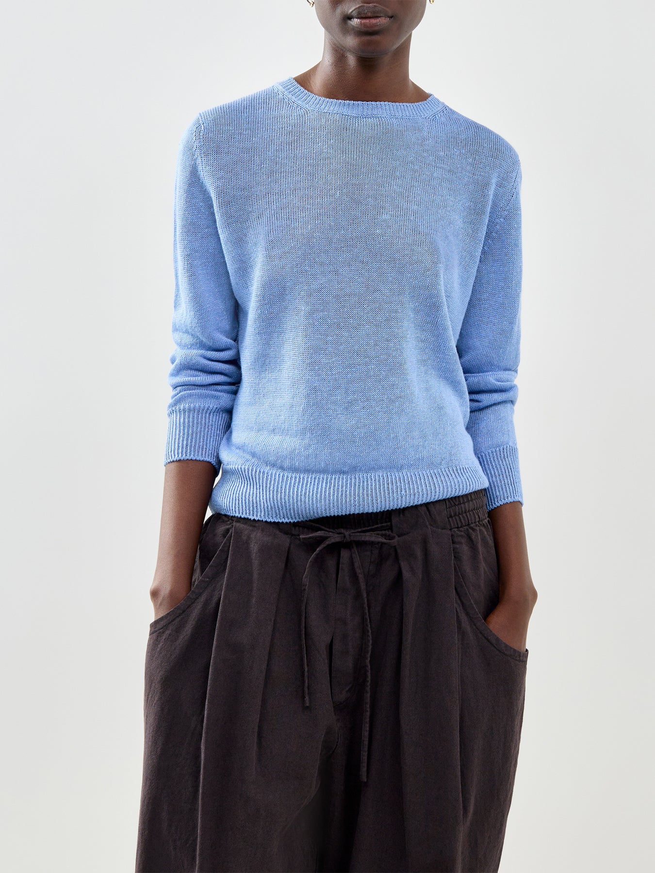 Atzeco Crew Neck Sweater Blue
