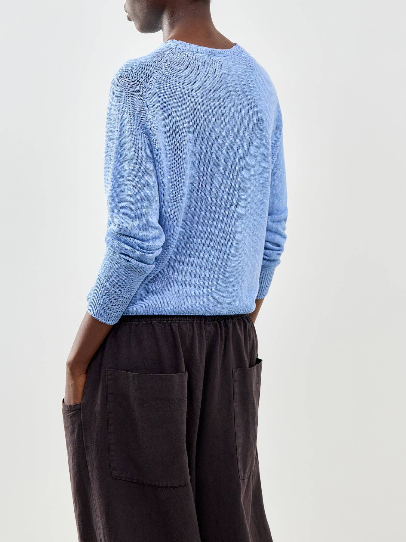 Atzeco Crew Neck Sweater Blue