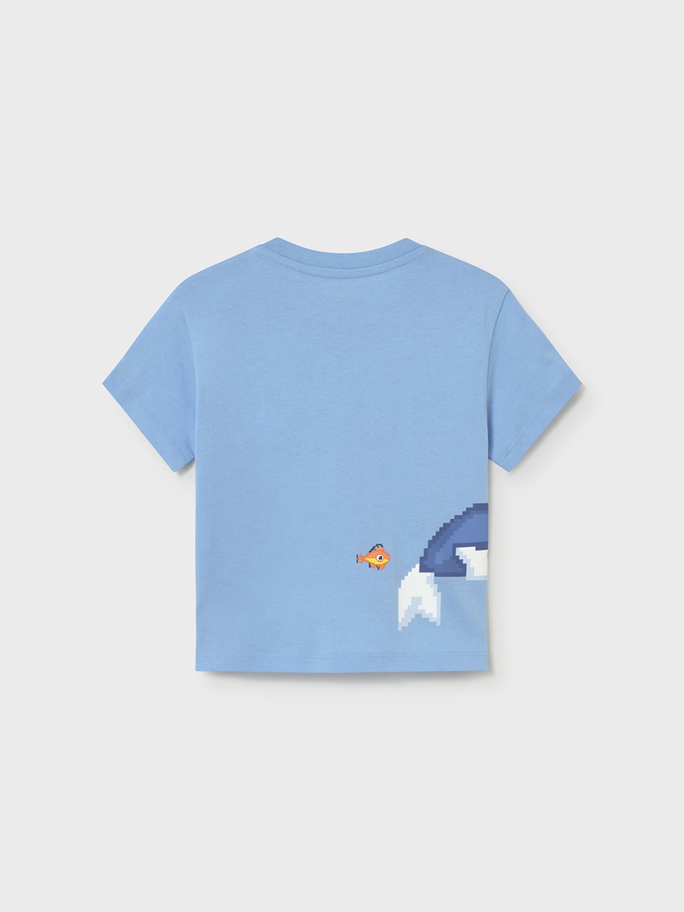 Baby Whale Short Sleeve T-Shirt Blue
