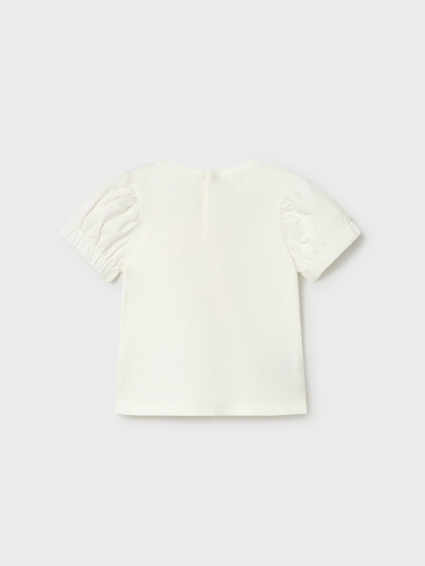 Baby Flower Short Sleeve T-Shirt White