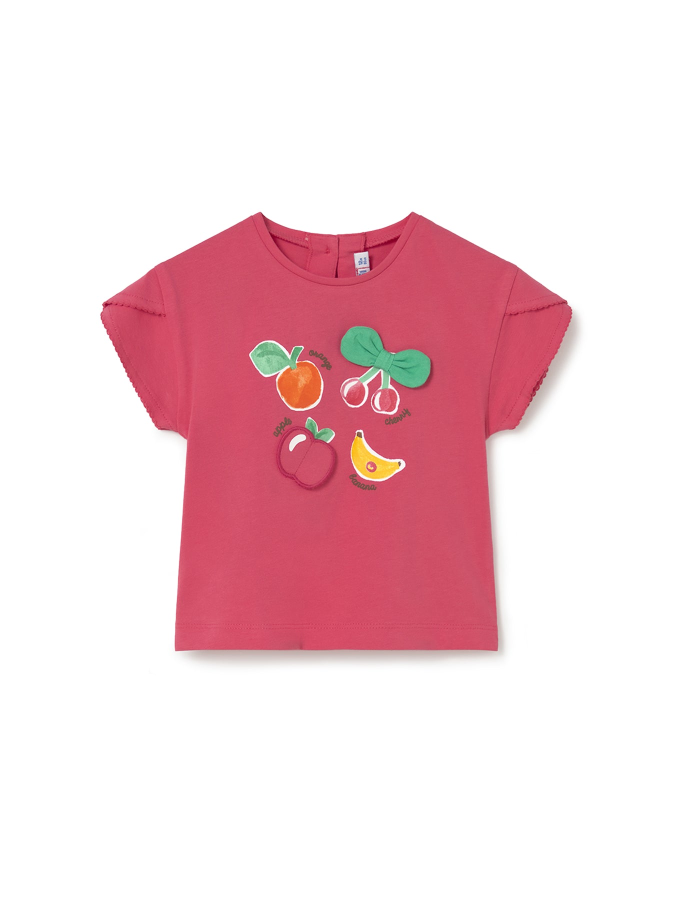 Baby Fruit Short Sleeve T-Shirt Pink