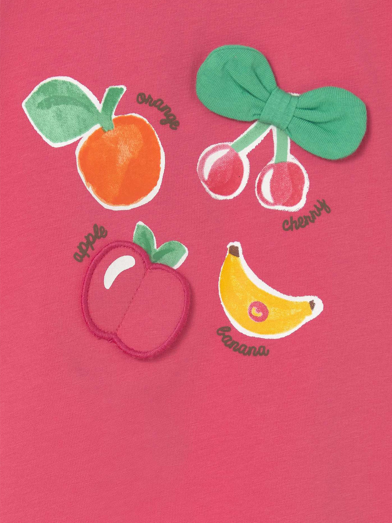 Baby Fruit Short Sleeve T-Shirt Pink