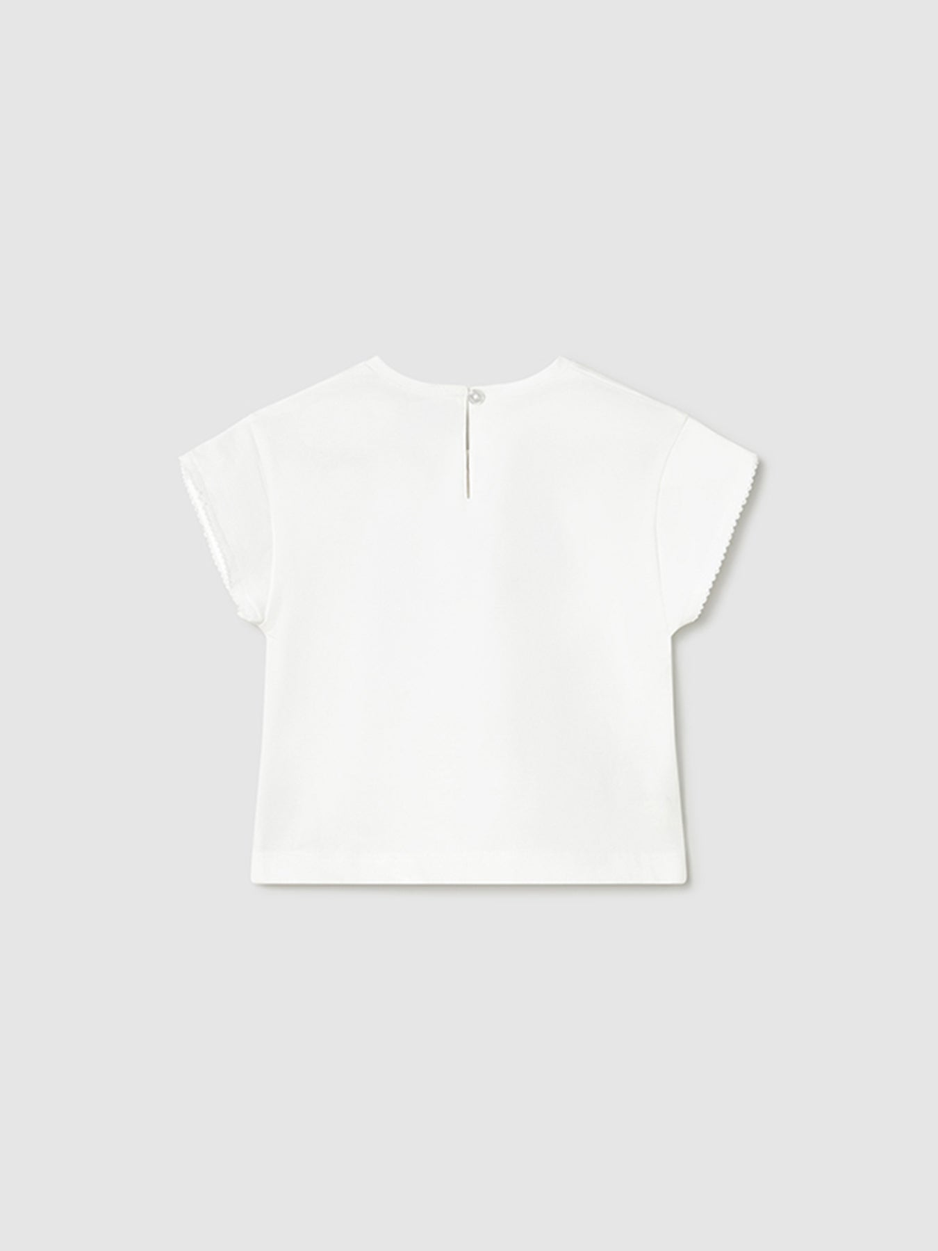 Baby Butterfly Short Sleeve T-Shirt White