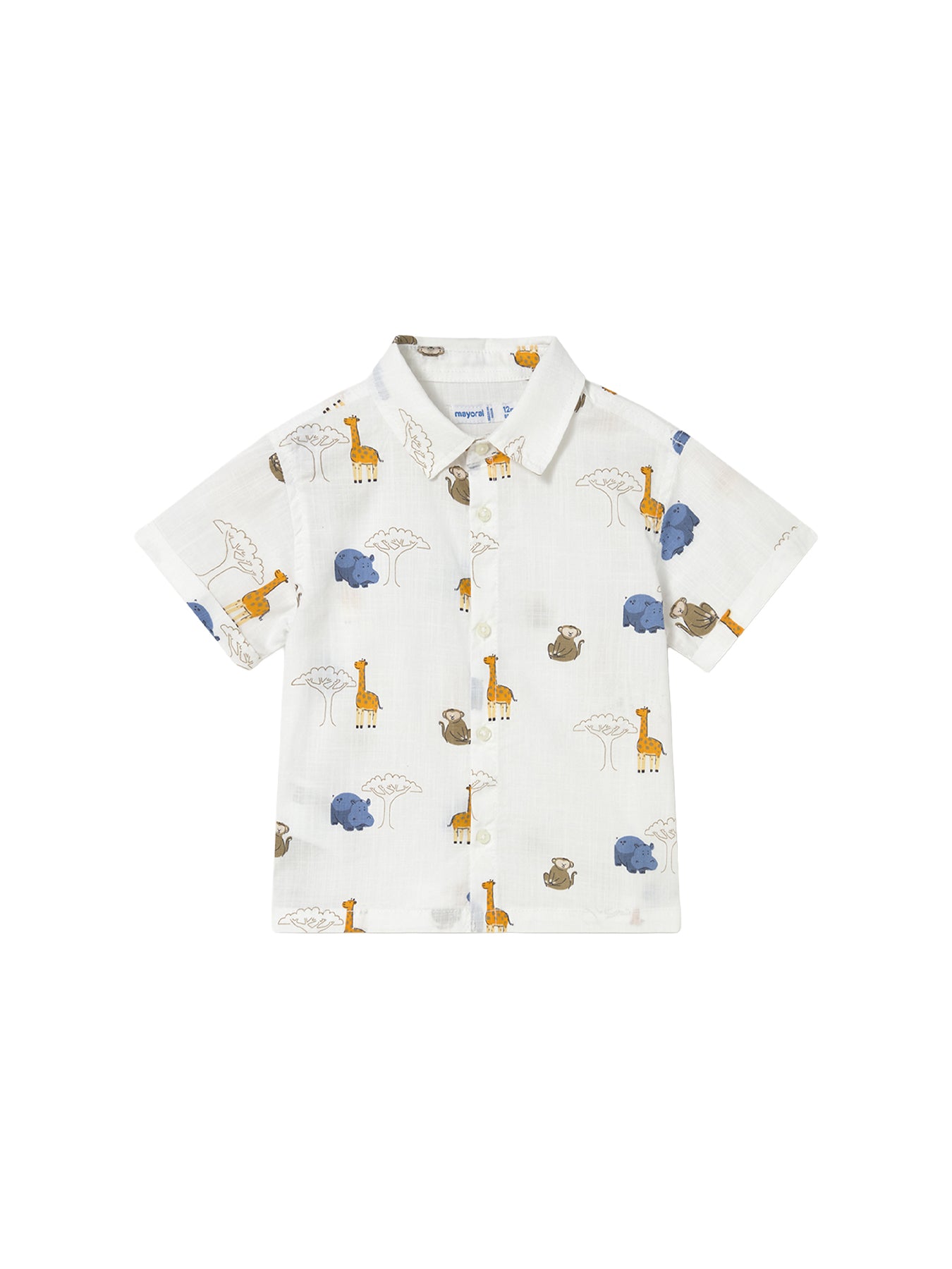 Baby Animal Short Sleeve Shirt Multi