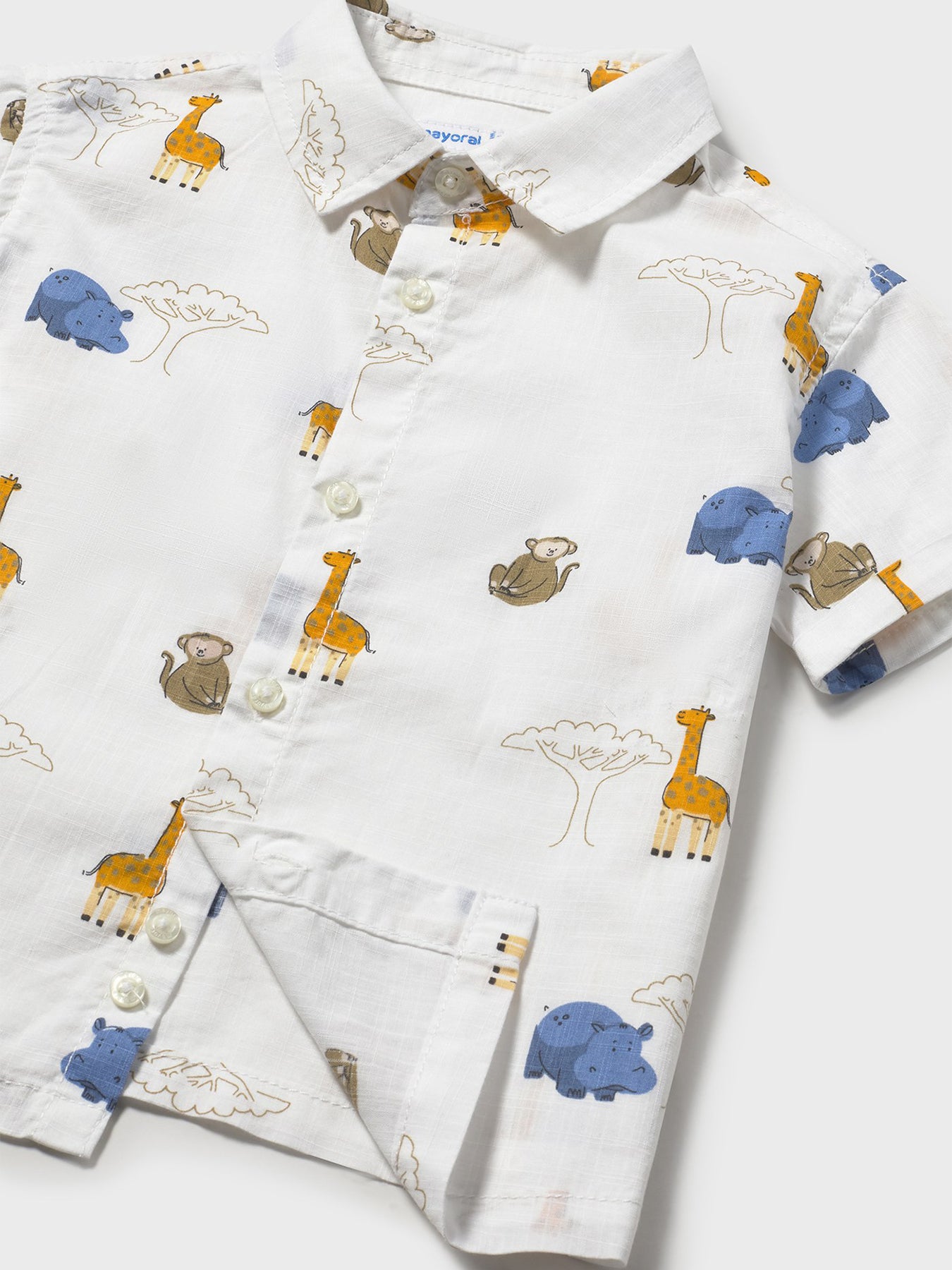 Baby Animal Short Sleeve Shirt Multi
