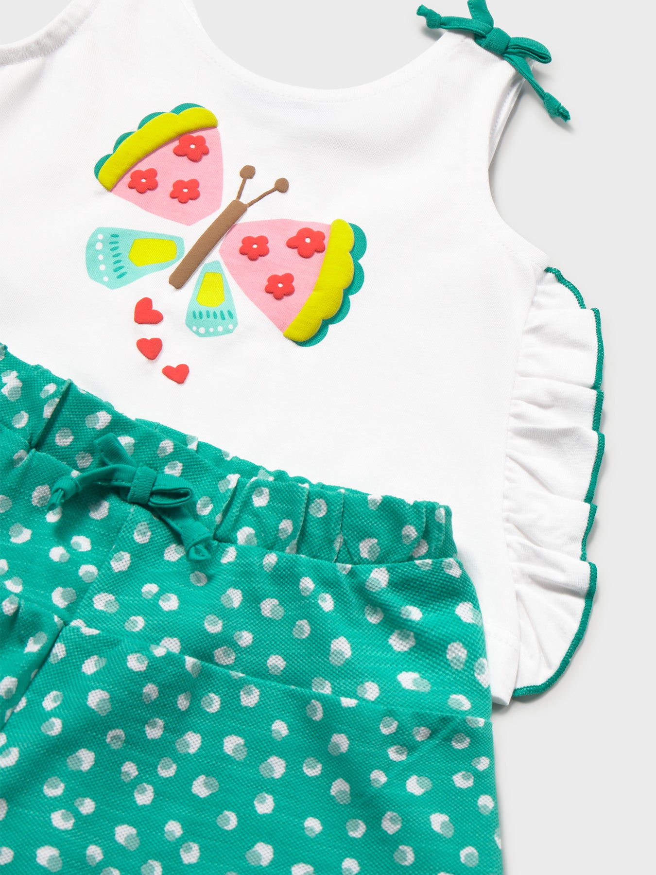 Baby Butterfly Shorts Set Multi