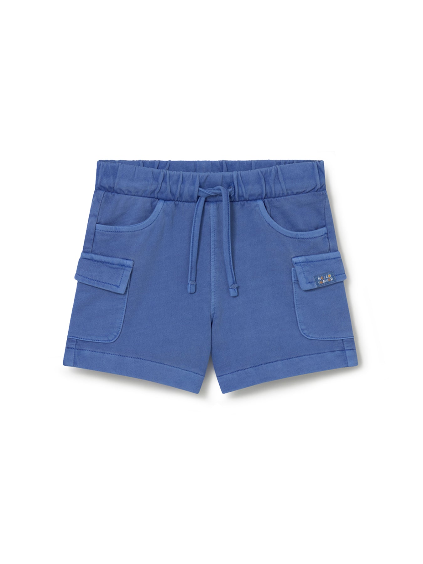 Baby Plain Bermuda Shorts Blue