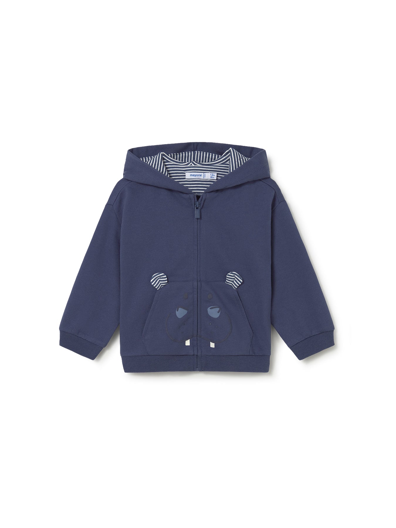 Baby Hippo Hoodie Navy