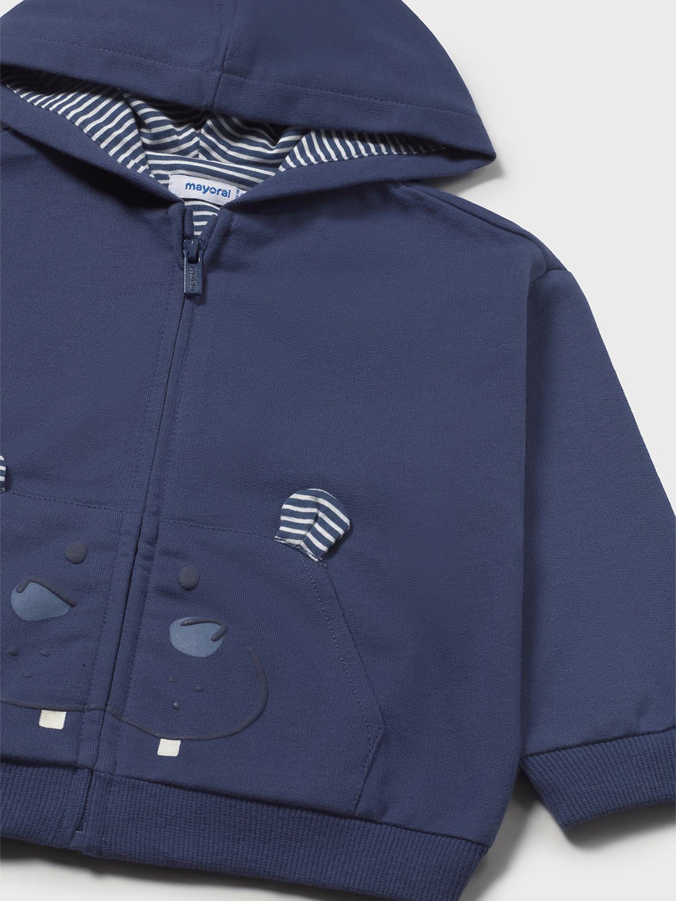 Baby Hippo Hoodie Navy