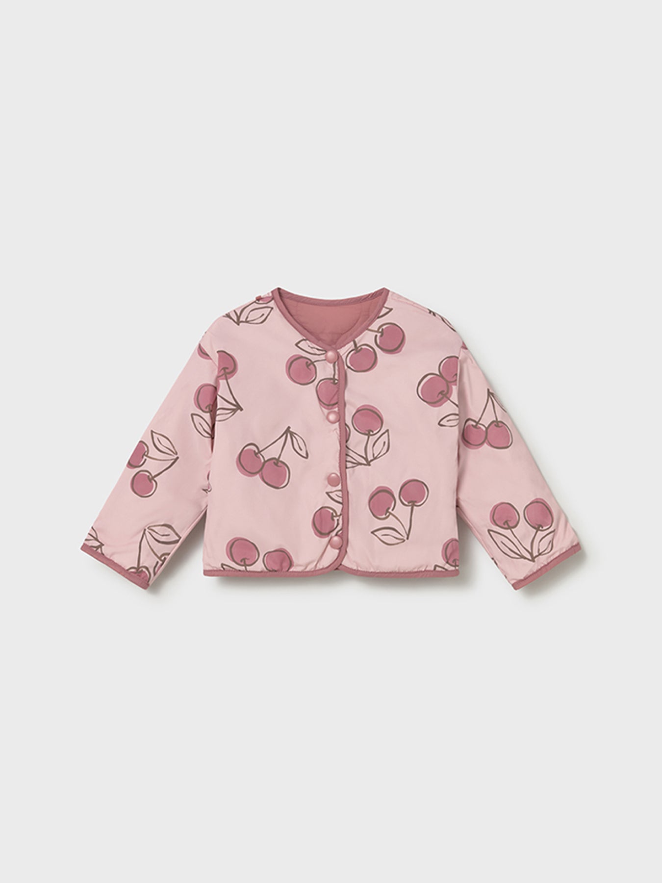 Baby Cherry Reversible Windbreaker Pink