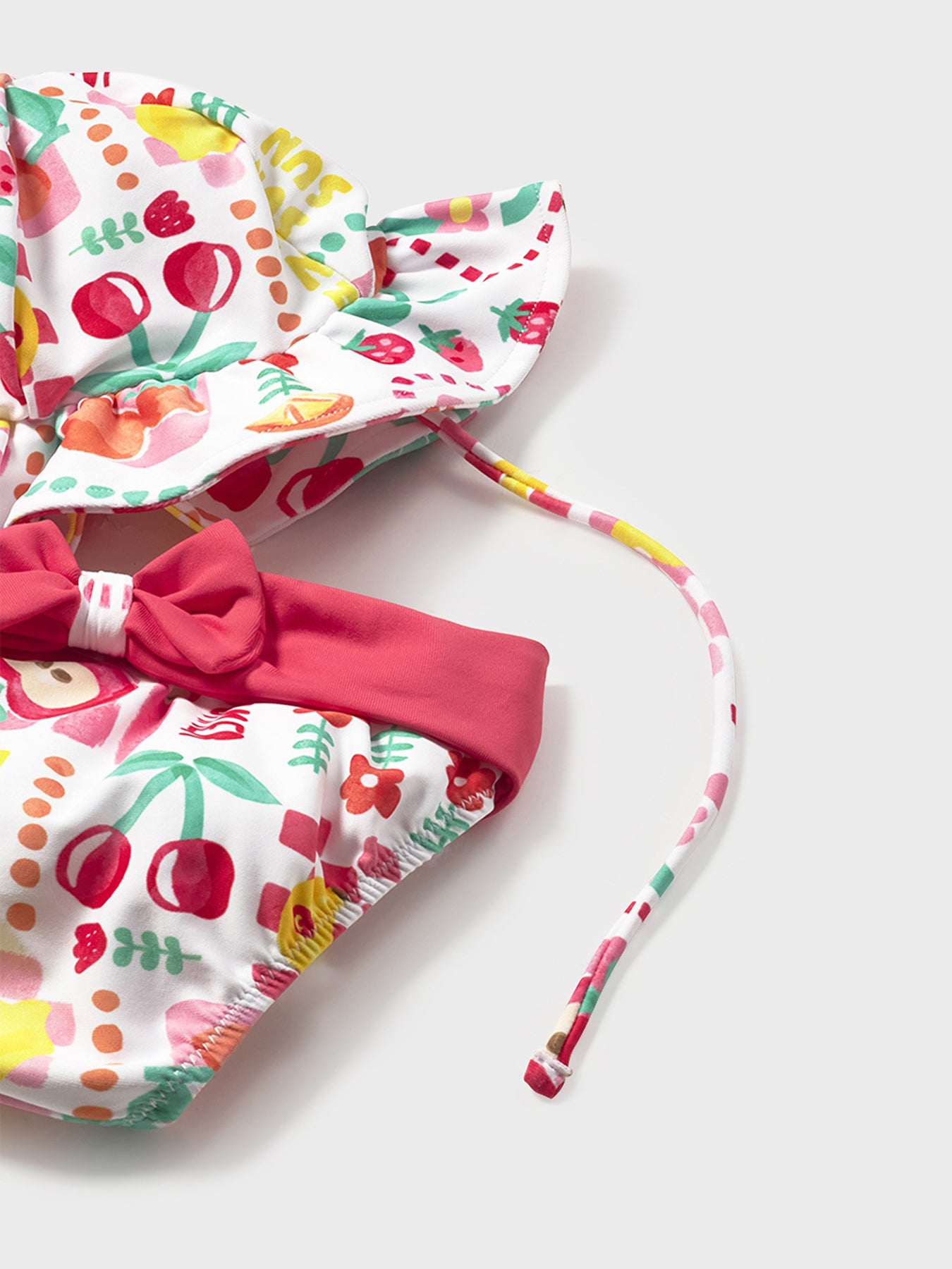 Baby Strawberry Three Piece Bathing Suit Pink