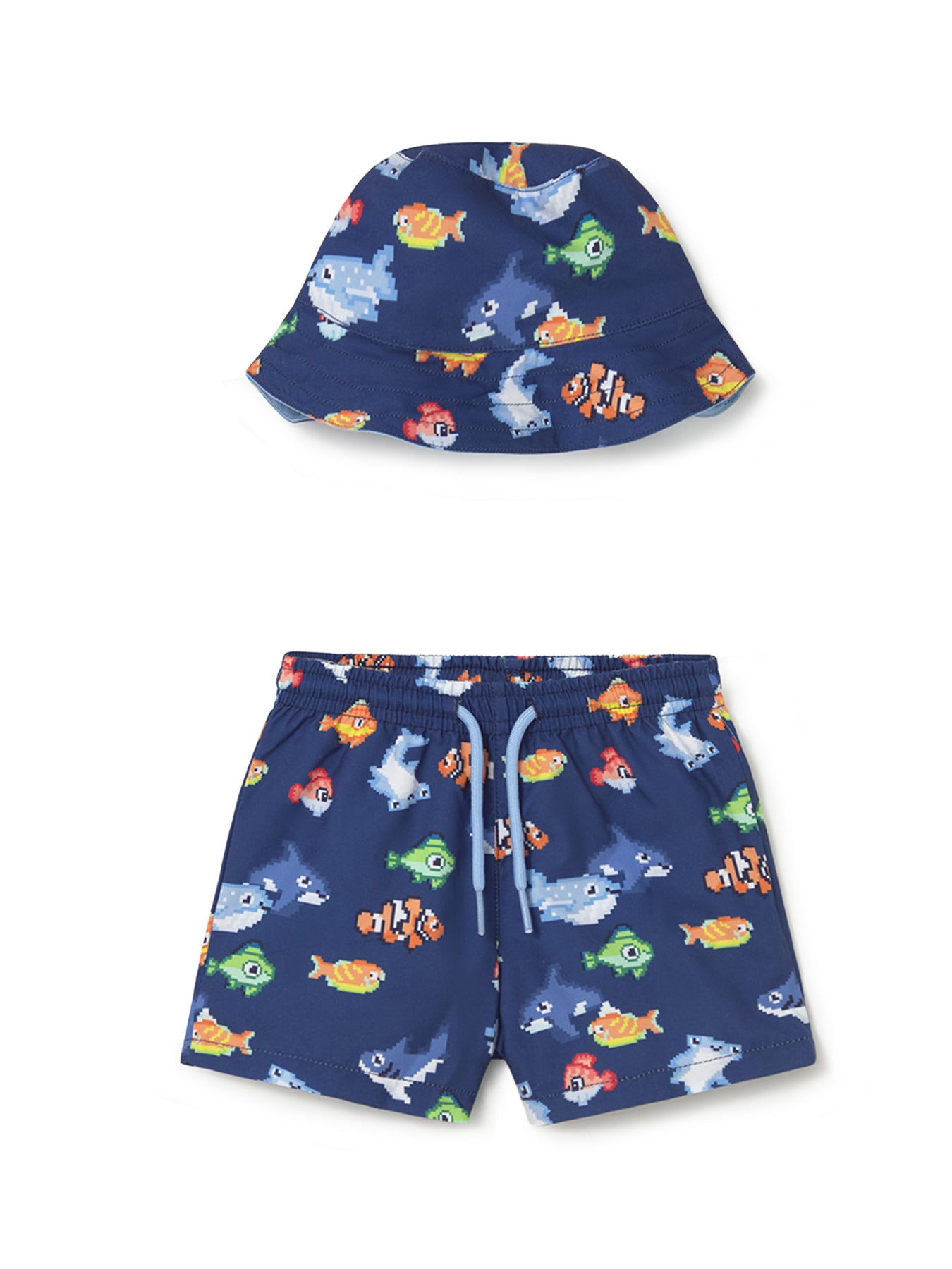 Baby Fish Swim Shorts Blue