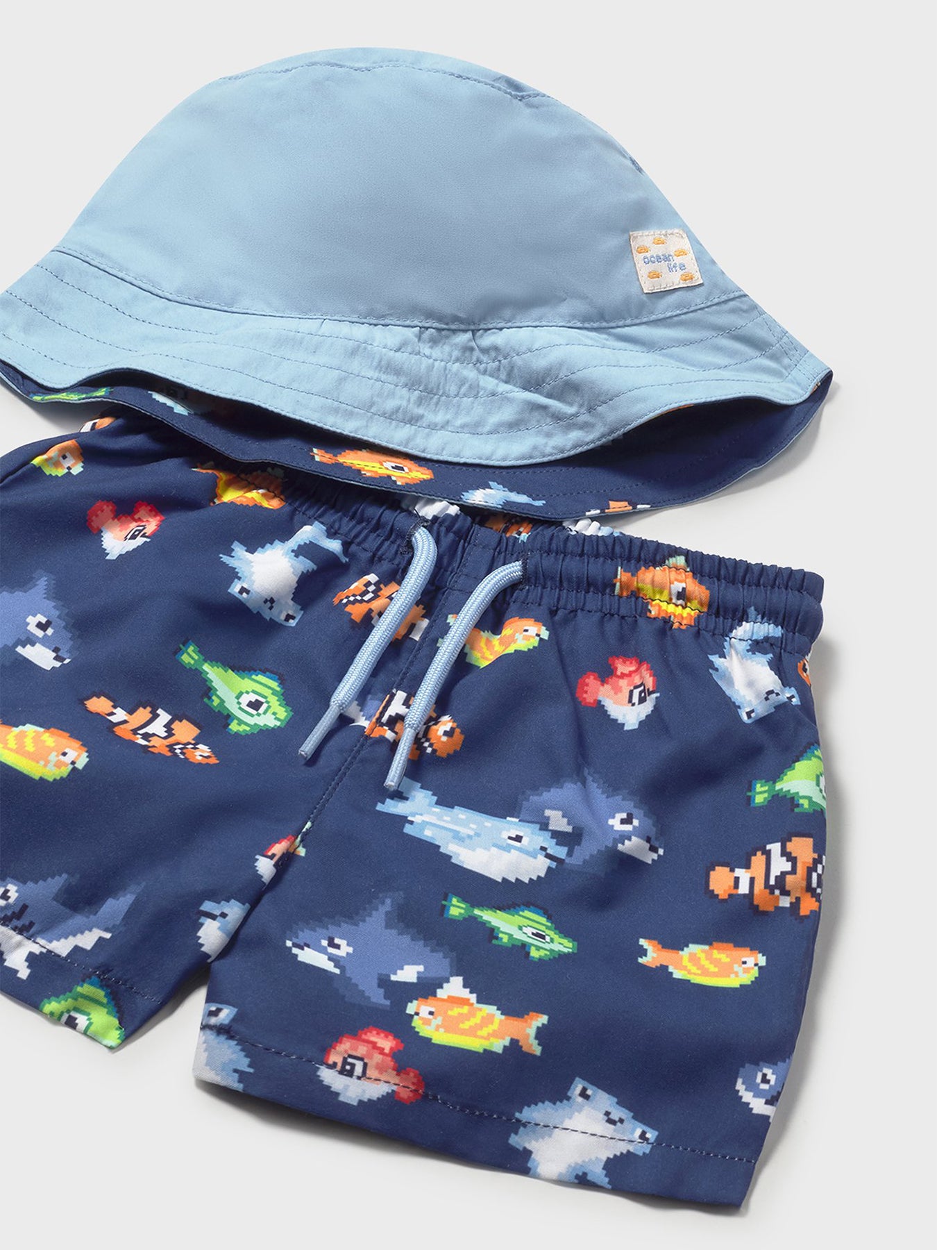 Baby Fish Swim Shorts Blue