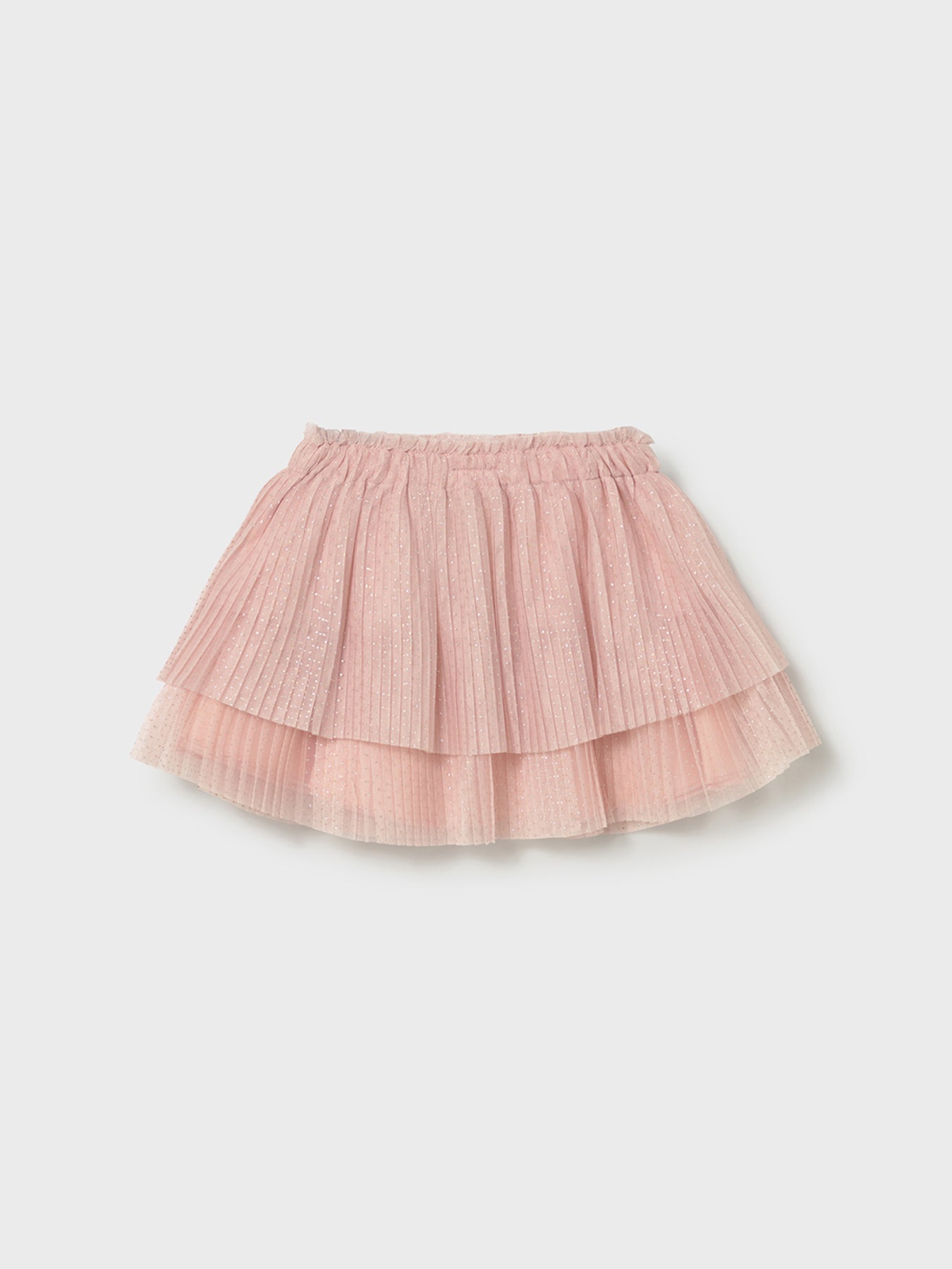 Baby Pleated Tulle Skirt Pink