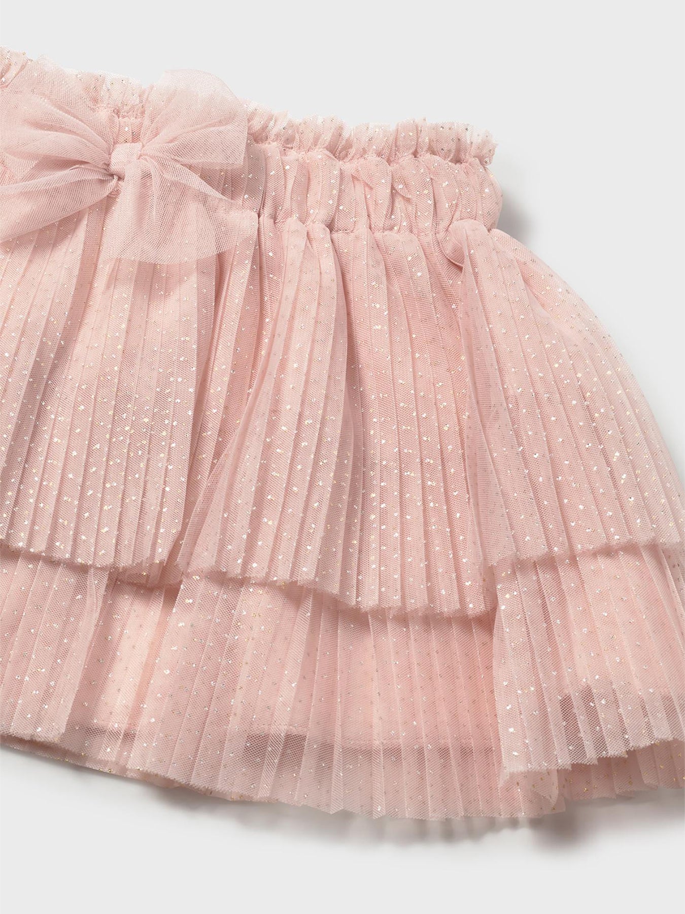 Baby Pleated Tulle Skirt Pink