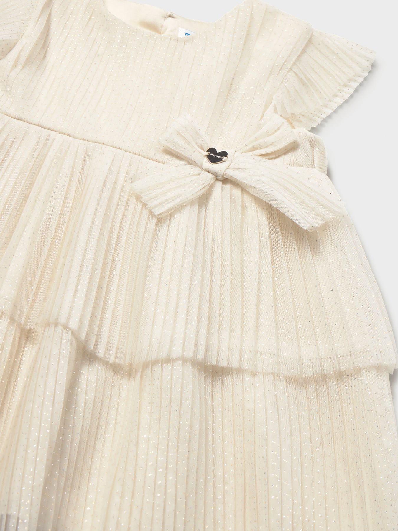 Baby Pleated Tulle Dress Pink