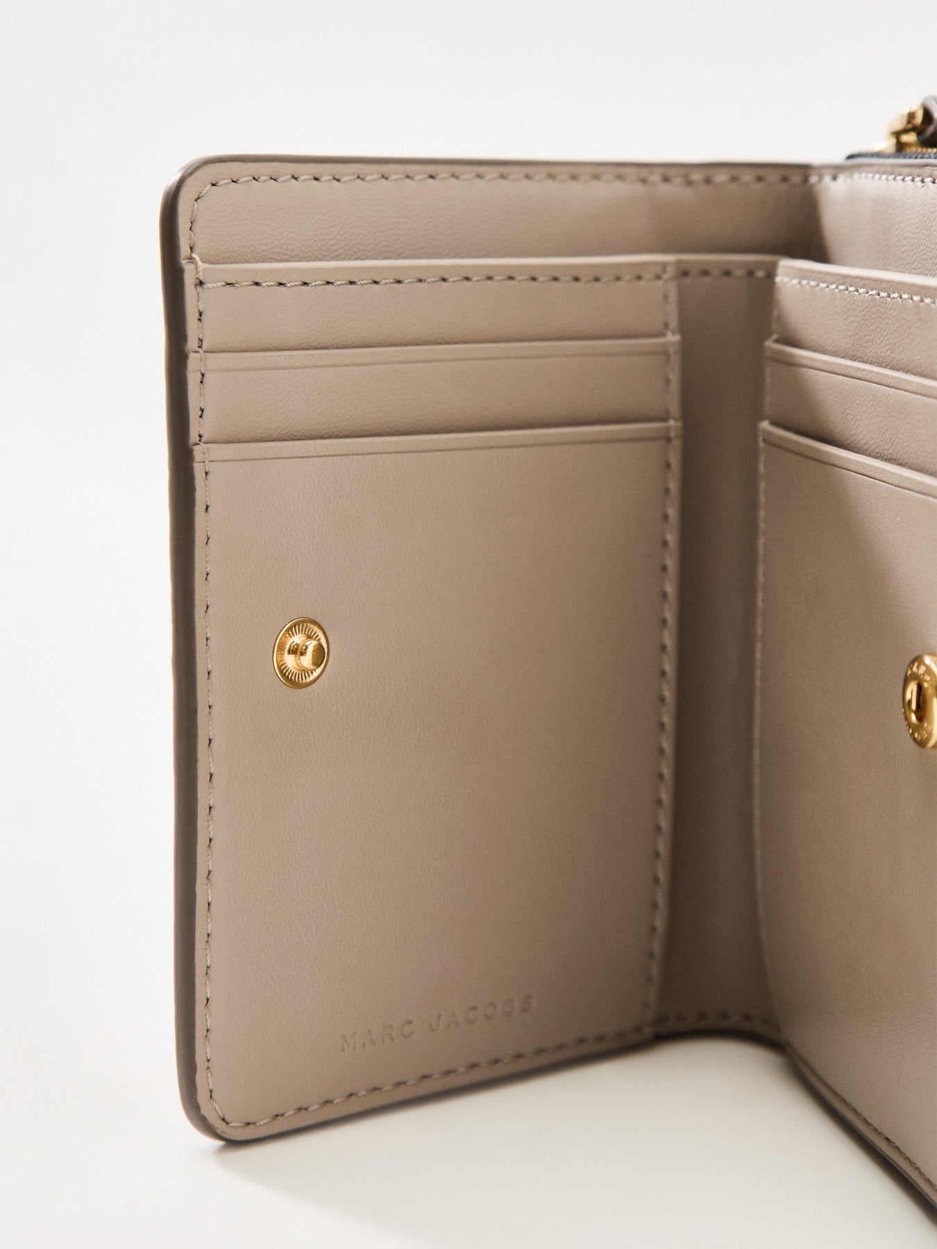 The Mini Compact Wallet Cement Grey