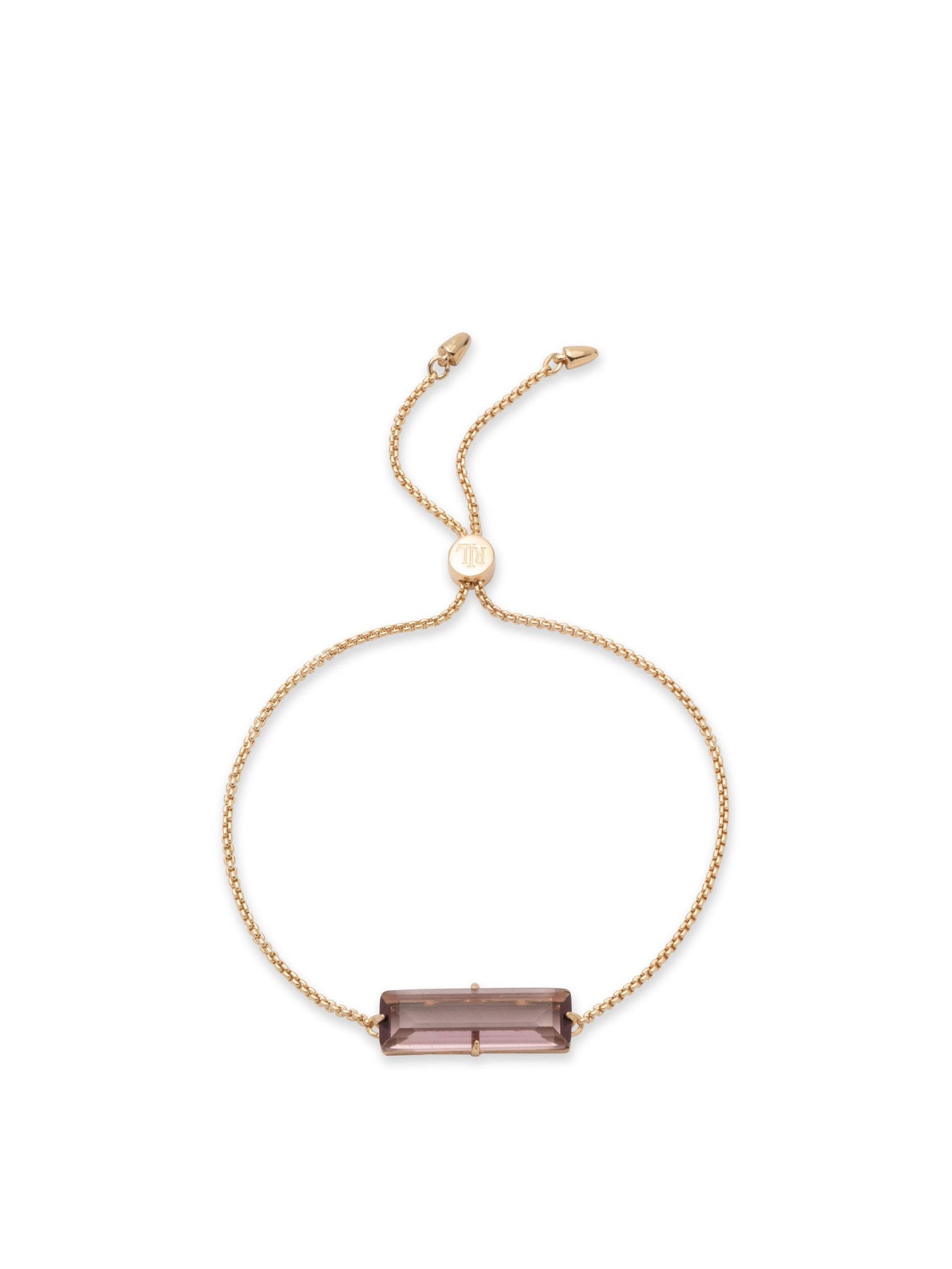 Baguette Slider Bracelet Gold