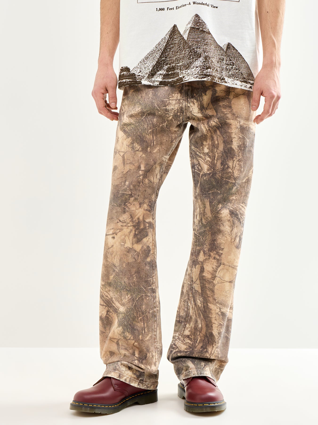 Hendrix Flare Jeans Brown