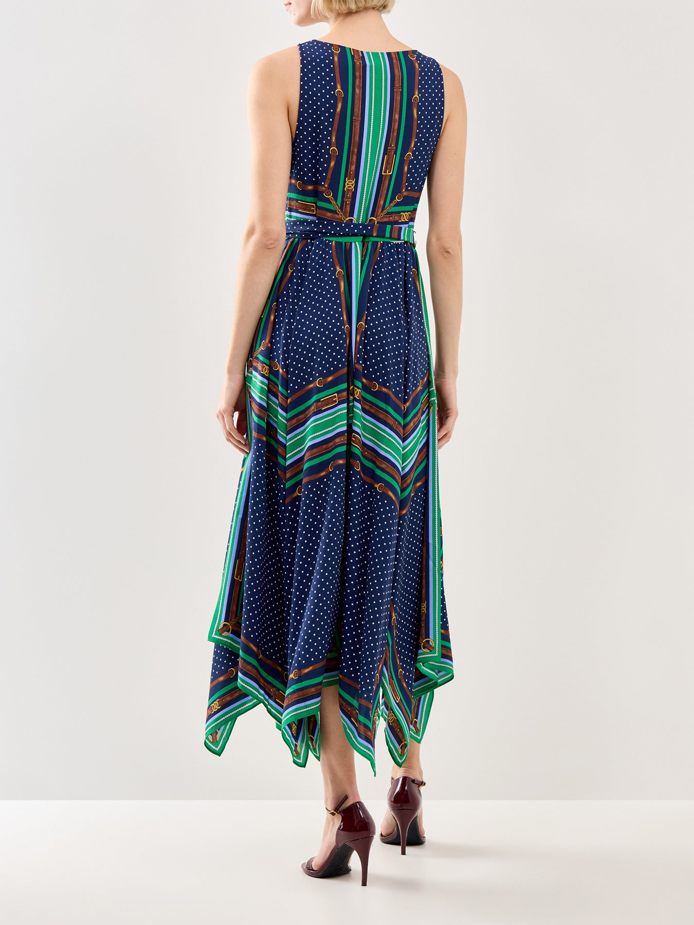 Vroshbee Sleeveless Day Dress Blue