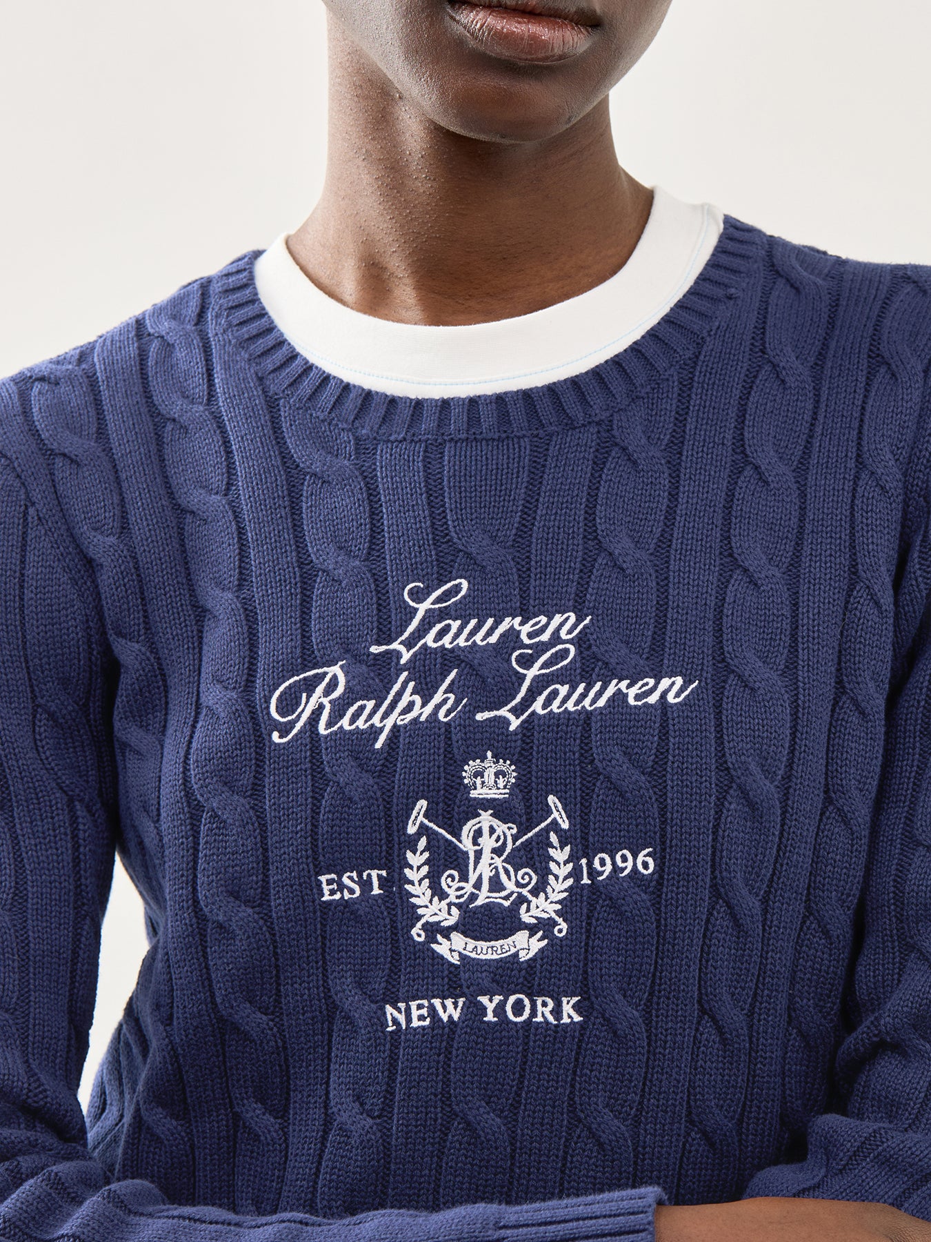 Rinett Long Sleeve Pullover Navy
