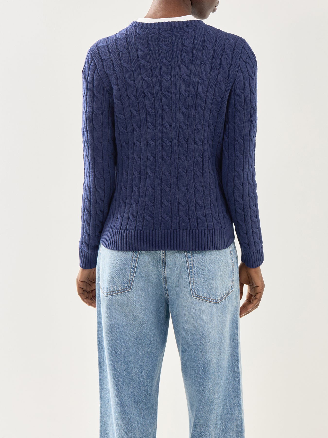 Rinett Long Sleeve Pullover Navy