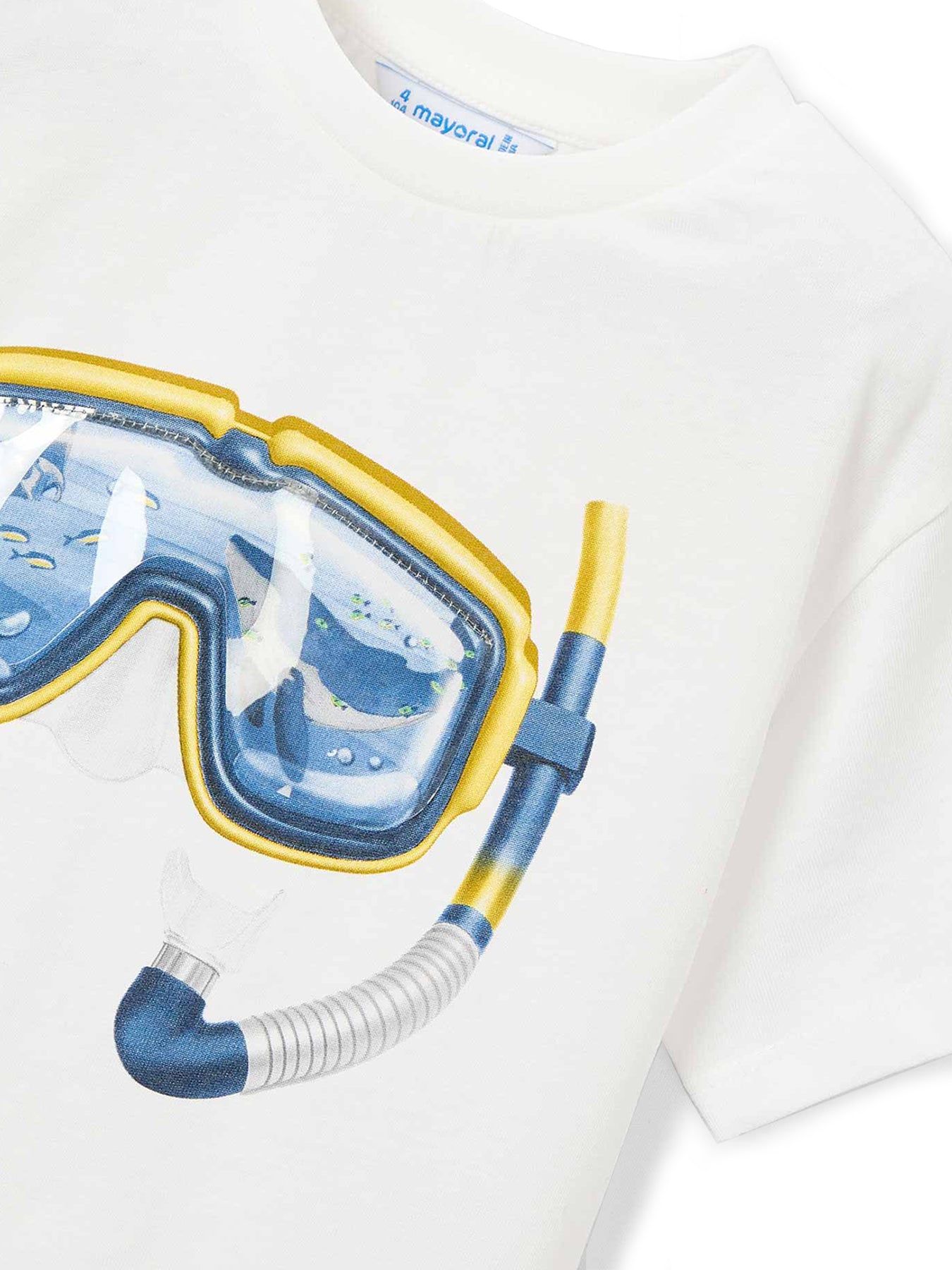 Kids’ Snorkel Short Sleeve T-Shirt White