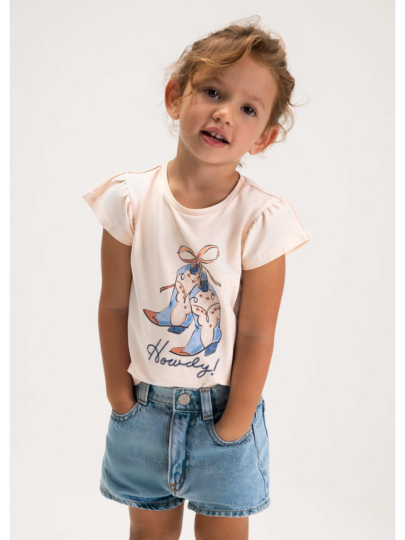 Kids’ Denim Shorts Blue