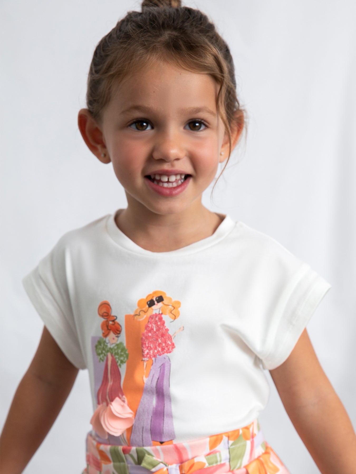 Kids’ Petal Short Sleeve T-Shirt Multi