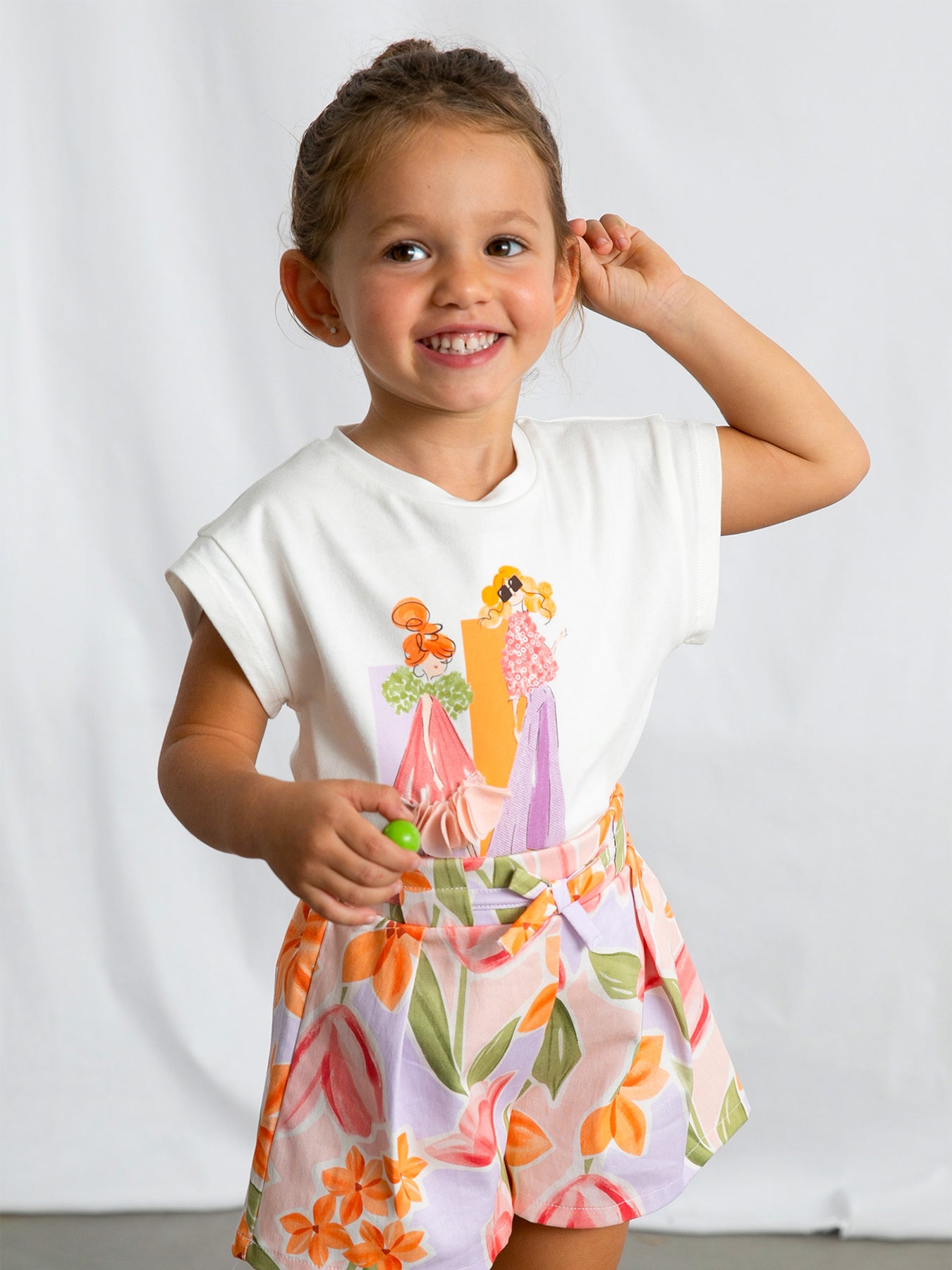 Kids’ Petal Short Sleeve T-Shirt Multi