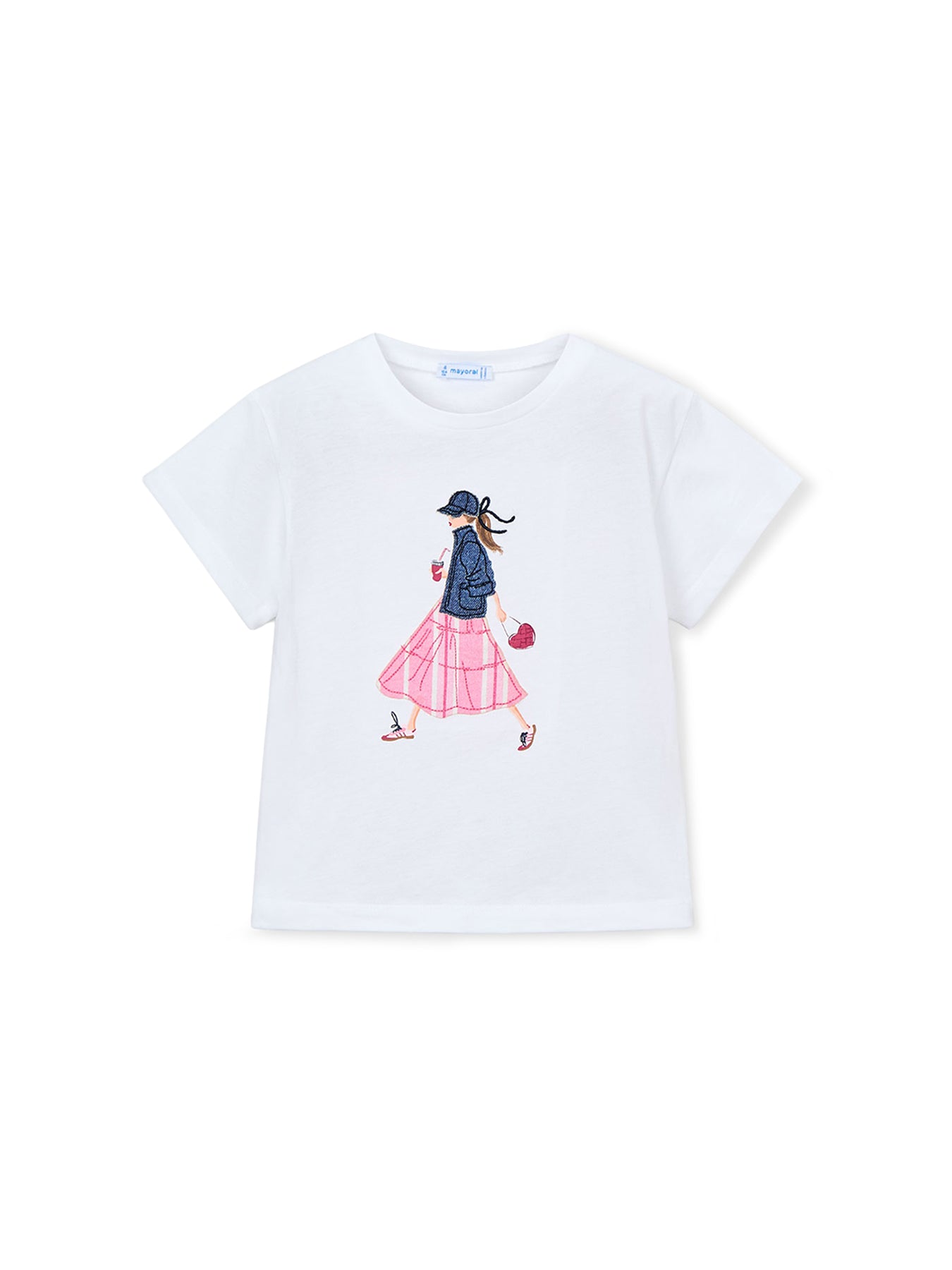 Kids’ Girl Short Sleeve T-Shirt White