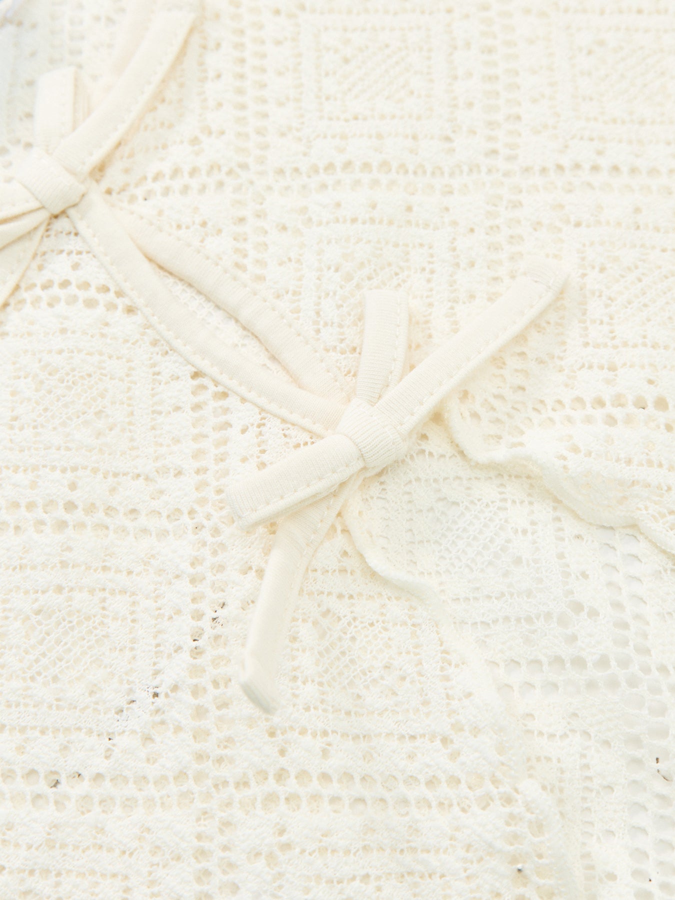 Kids’ Crochet T-Shirt Set White