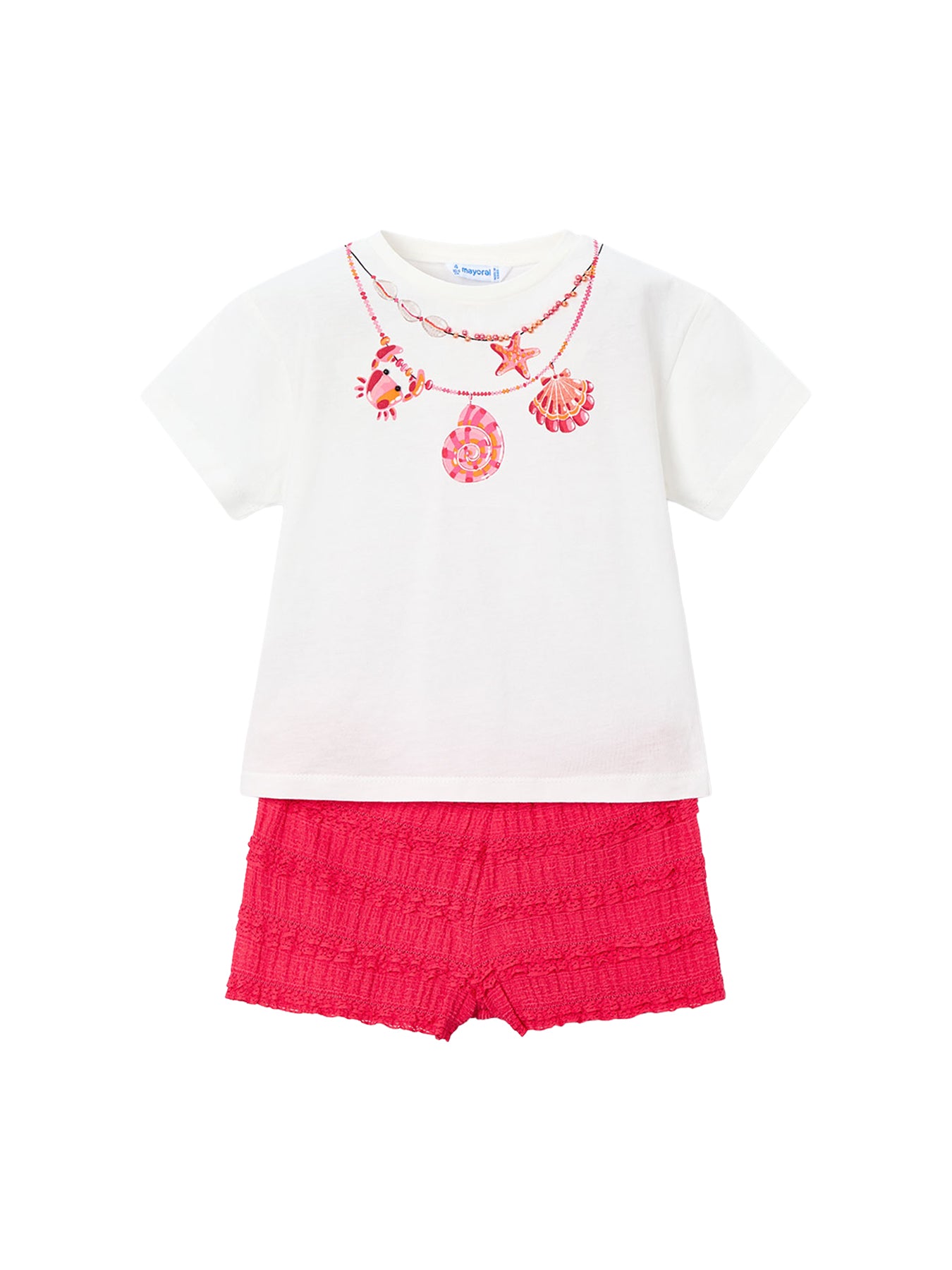 Kids’ Shell Knit Short Set Multi