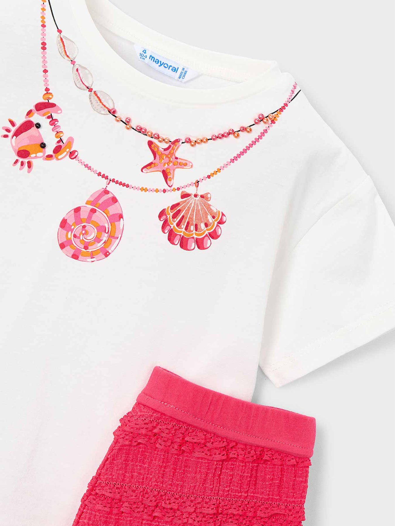 Kids’ Shell Knit Short Set Multi