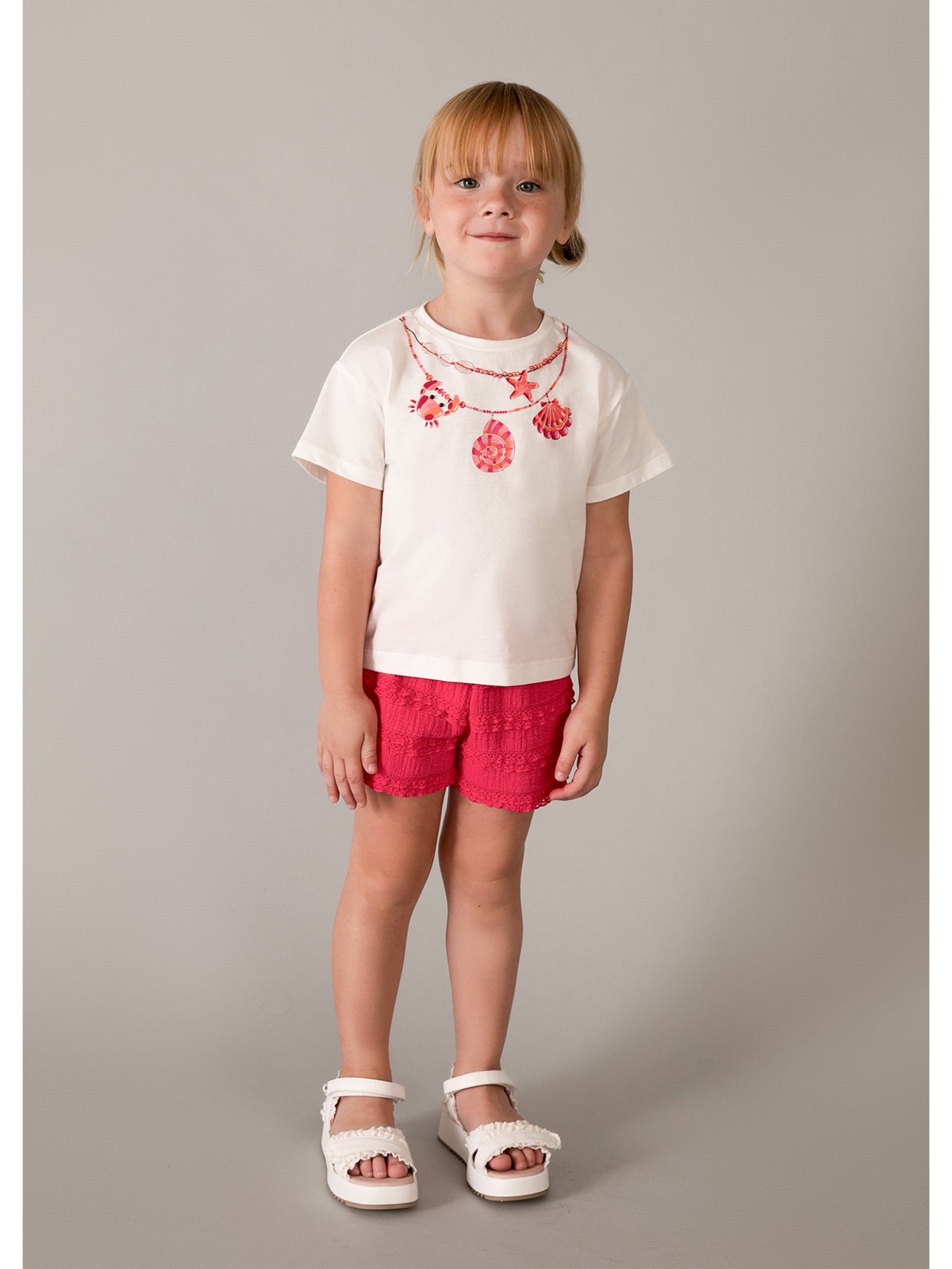 Kids’ Shell Knit Short Set Multi