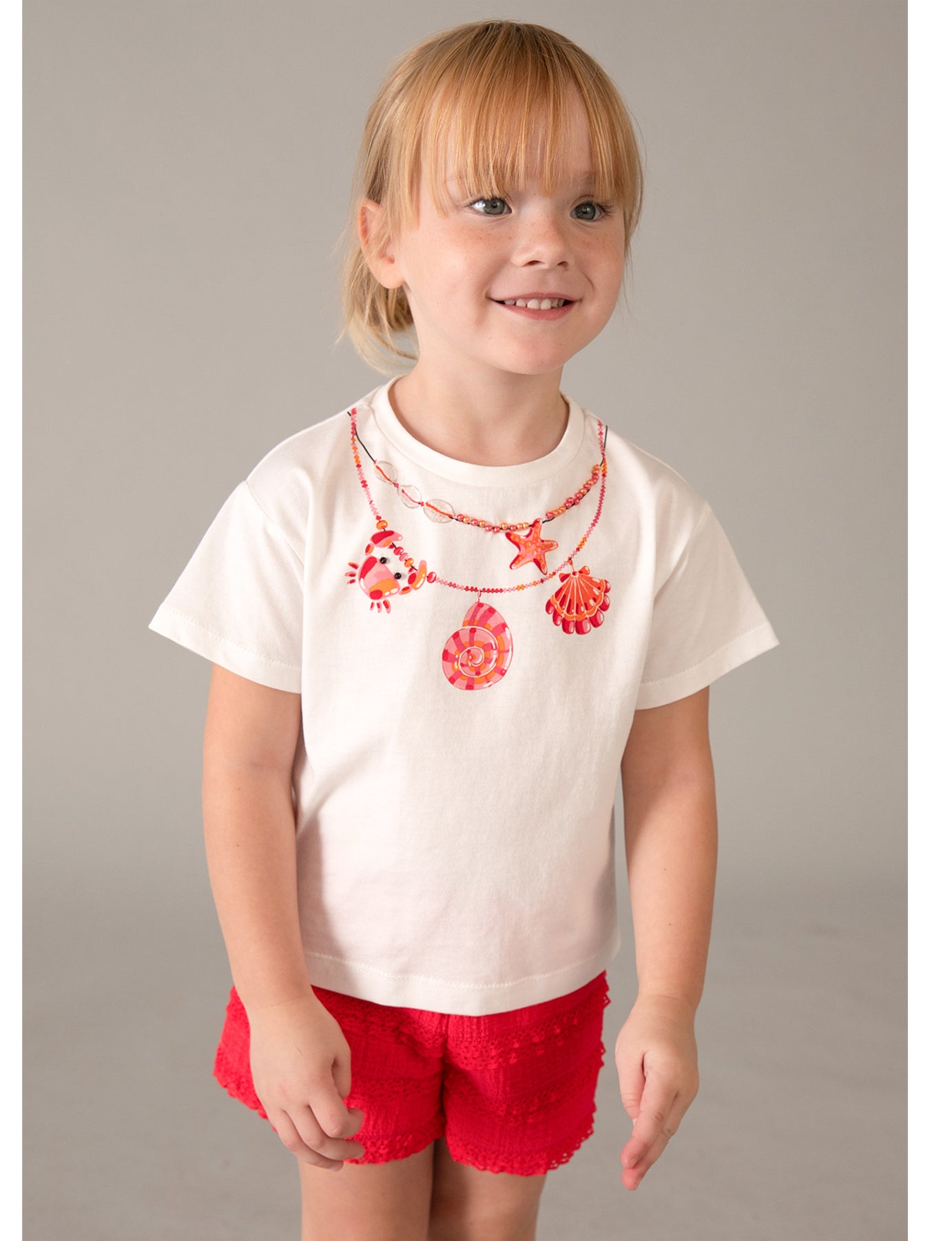 Kids’ Shell Knit Short Set Multi