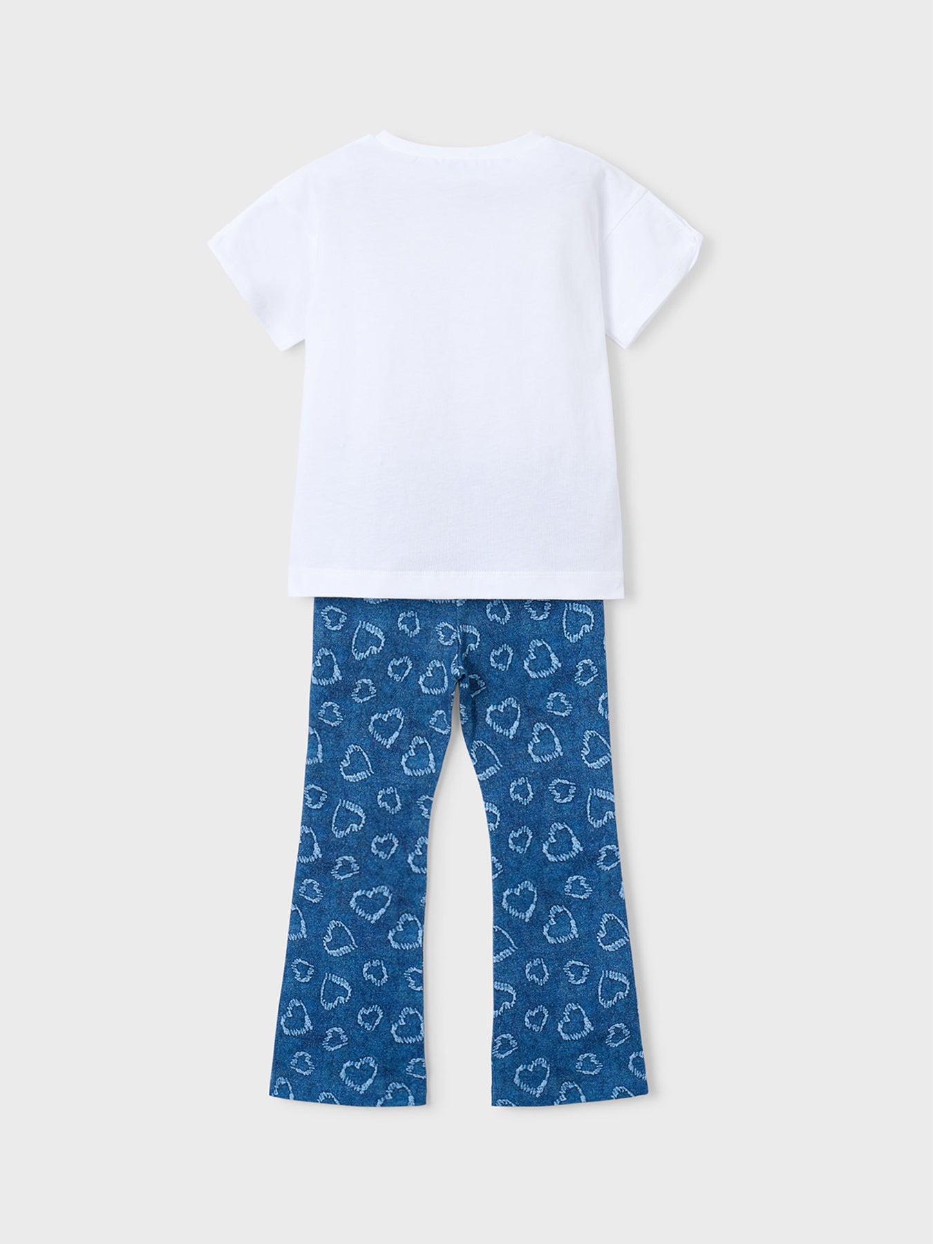 Kids’ T-Shirt and Heart Leggings Set Multi