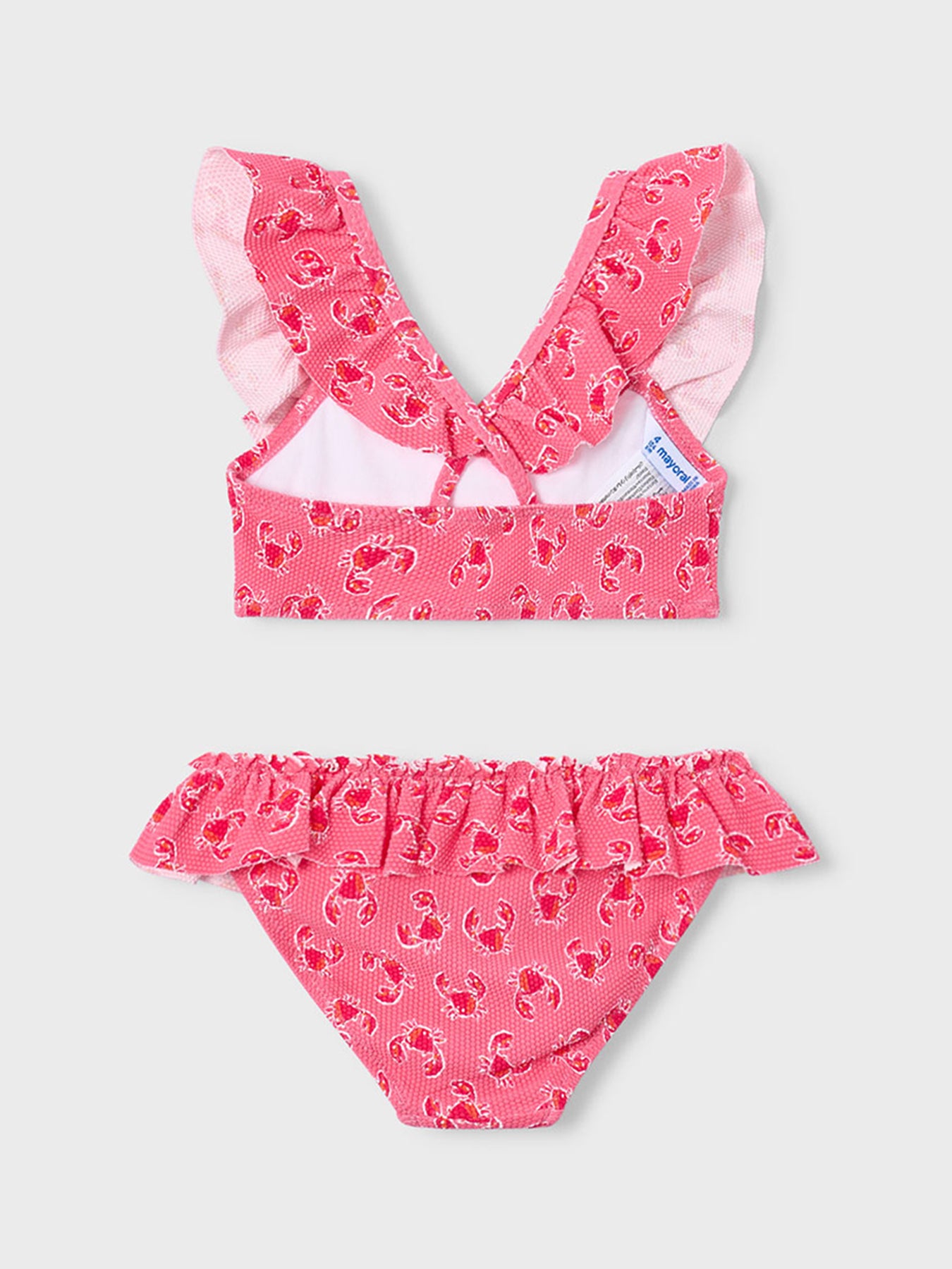 Kids’ Crab Bikini Pink