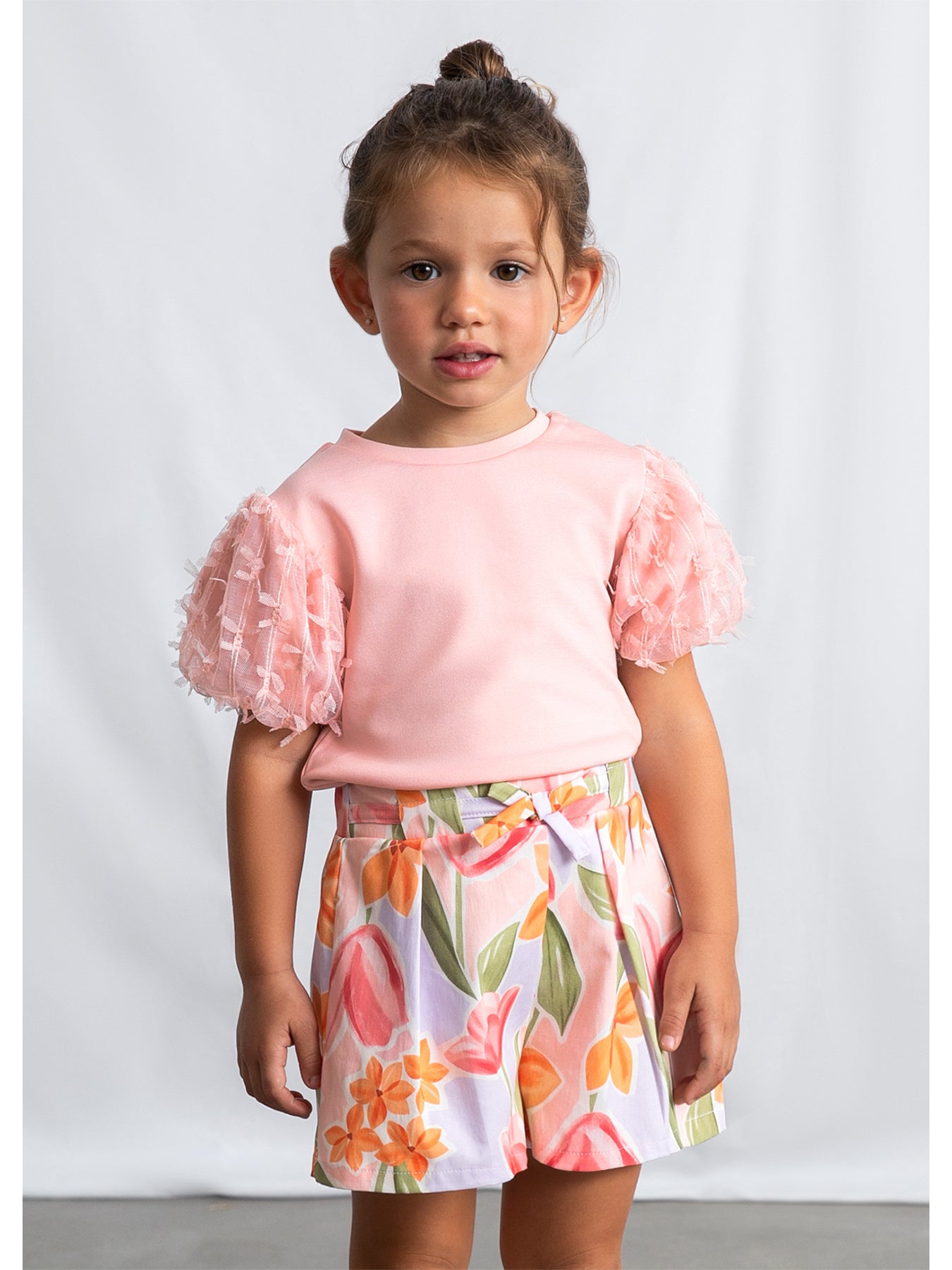 Kids’ Floral Skirt Trousers Multi