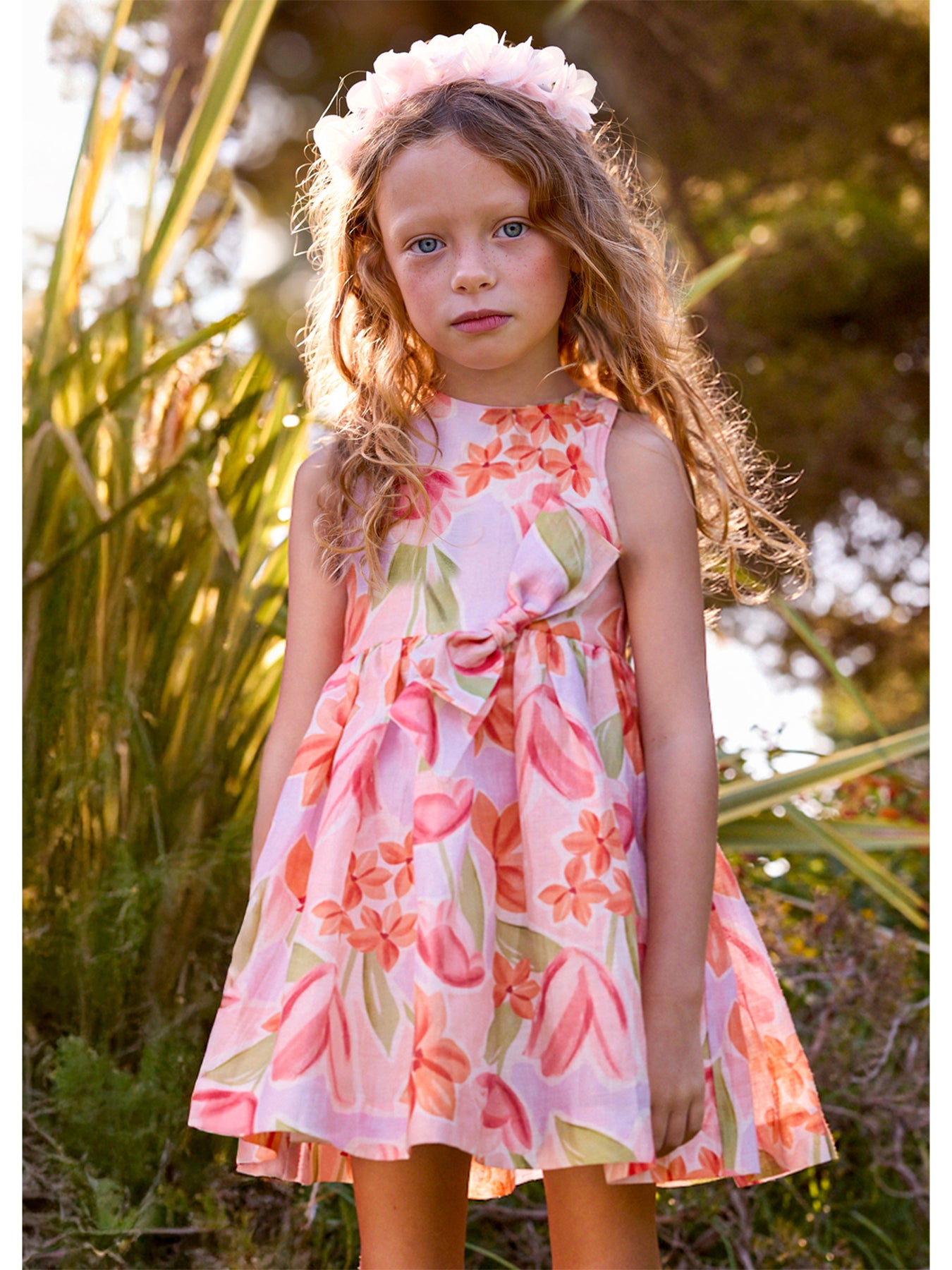 Kids’ Floral Print Dress Multi