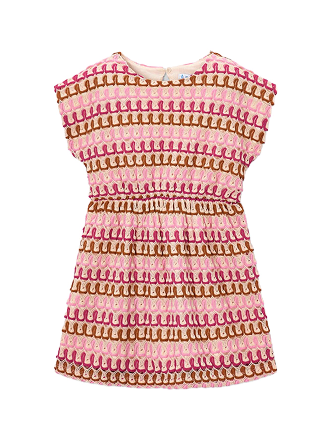 Kids’ Zig Zag Knitted Dress Multi