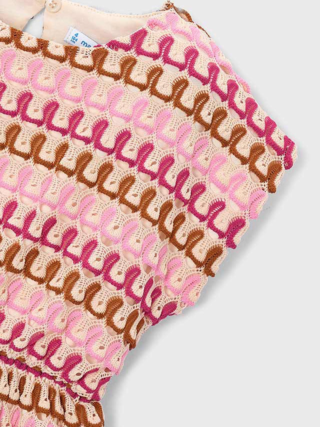 Kids’ Zig Zag Knitted Dress Multi