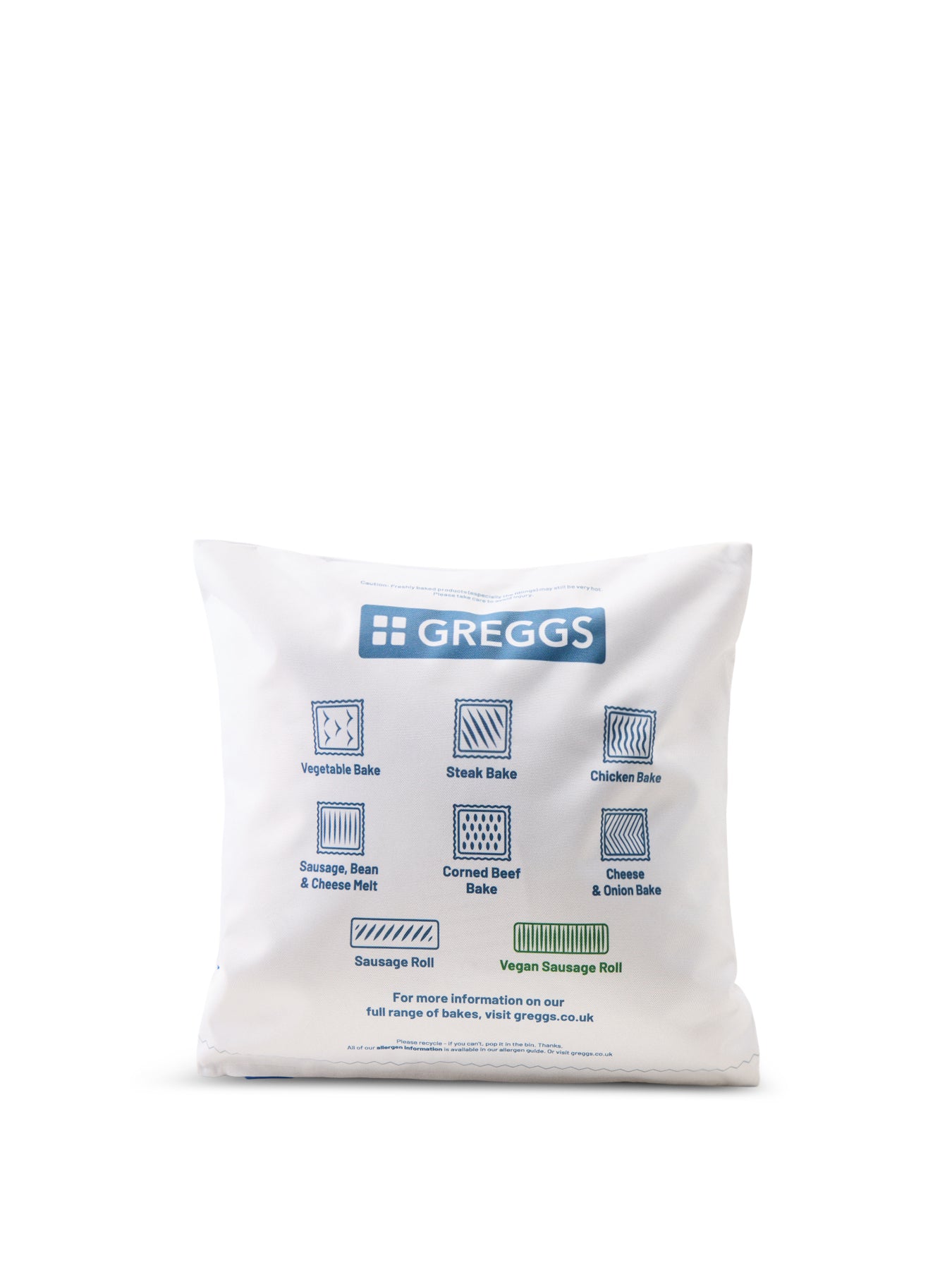 Greggs Packet Limited Edition Cushion Square